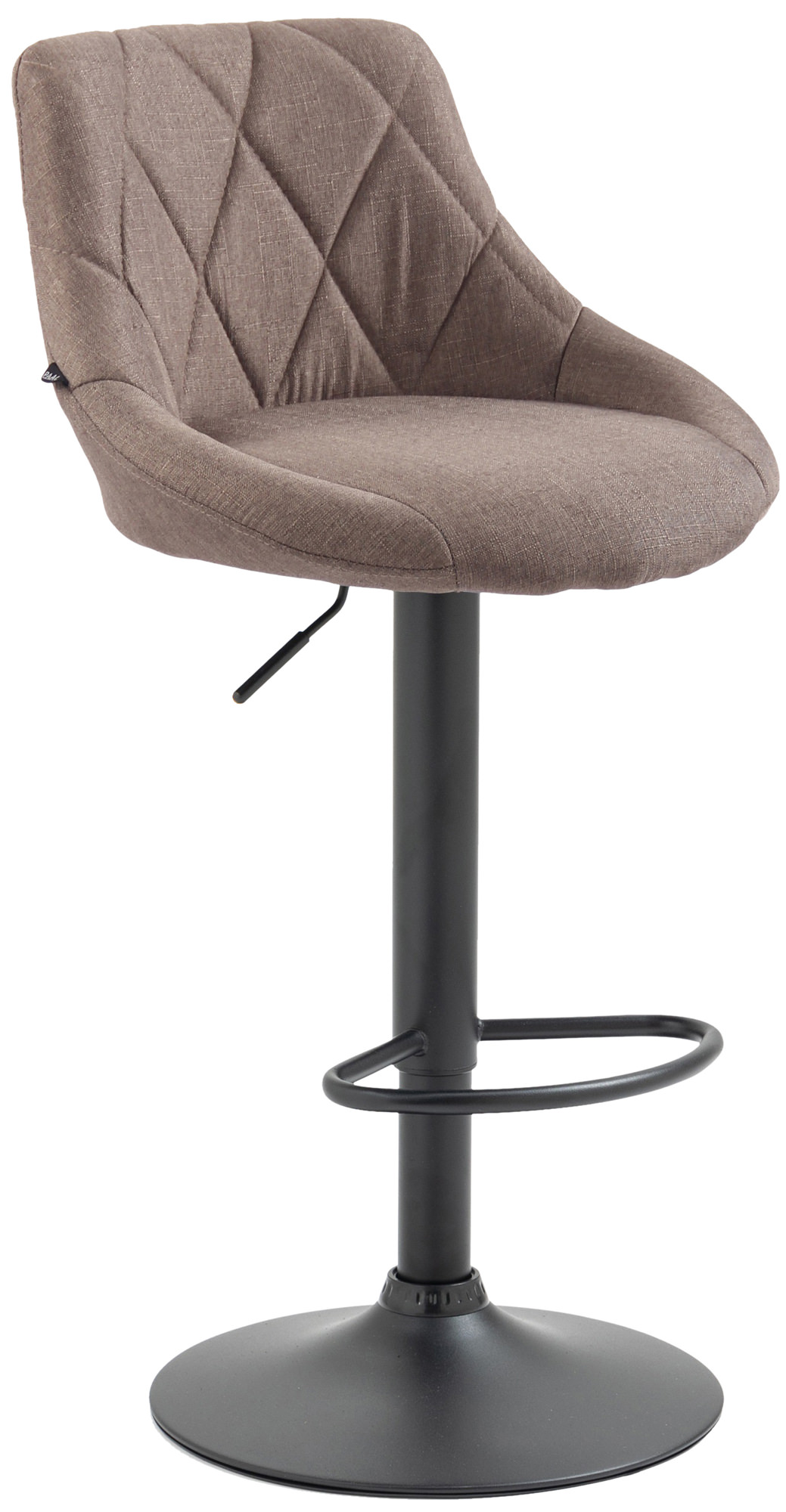 Barhocker Lazio Stoff schwarz