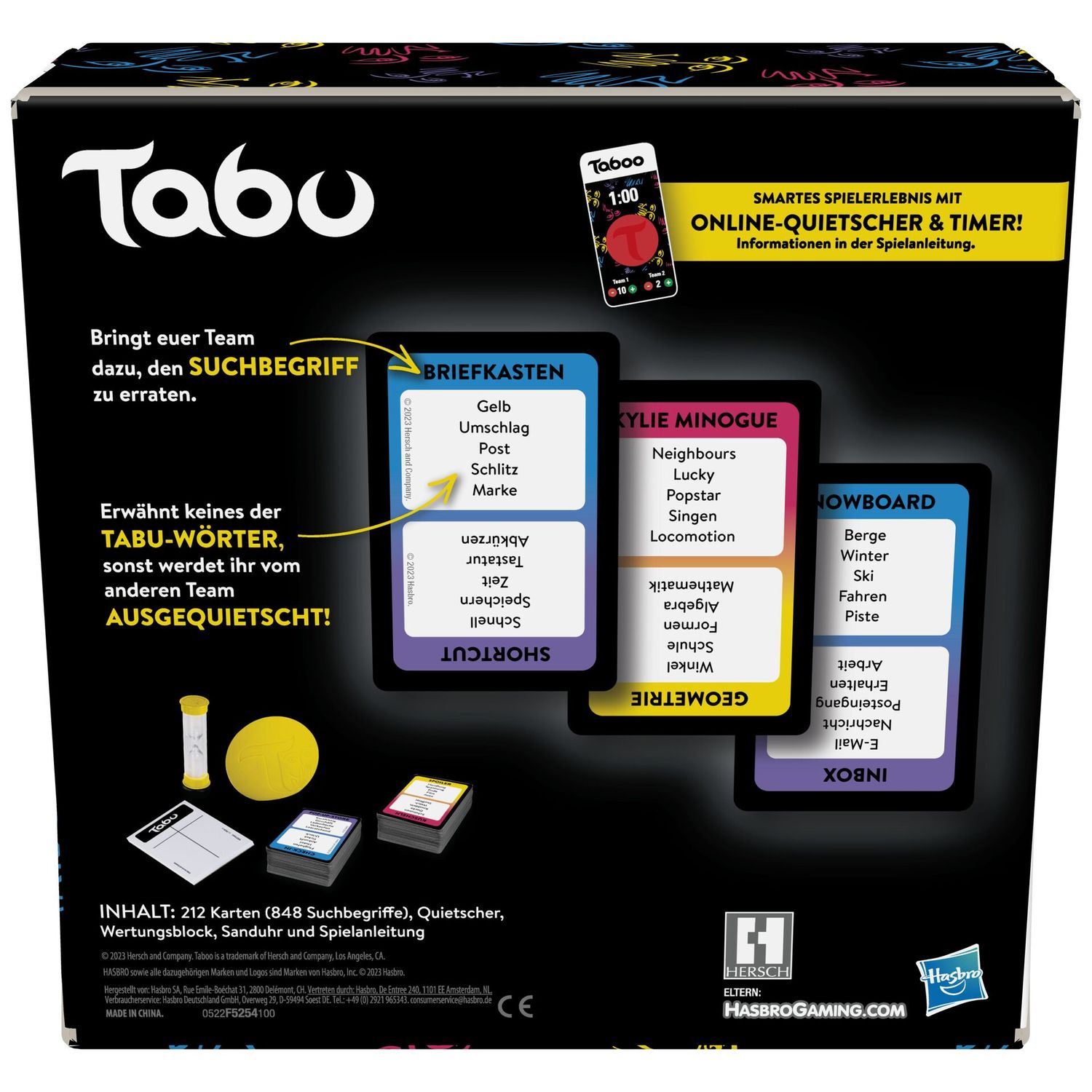HASBRO Kartenspiele Tabu - Wortspiel
