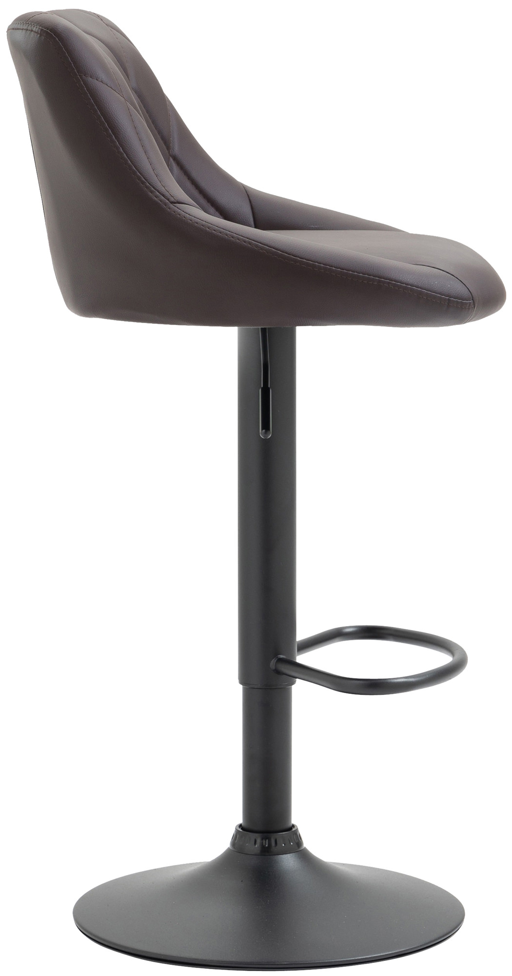 Barhocker Lazio Kunstleder schwarz