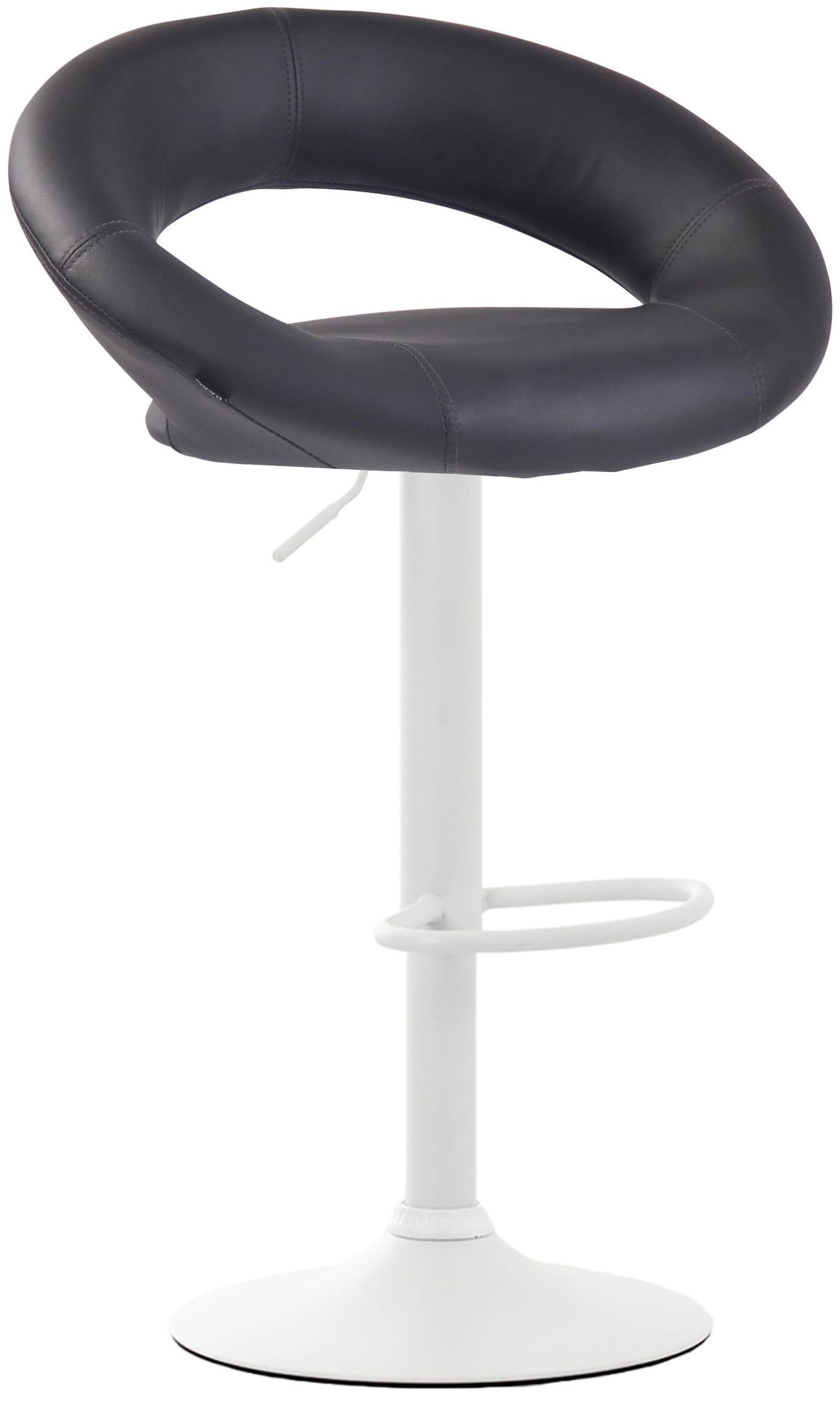 2er Set Barhocker Olinda Kunstleder weiß