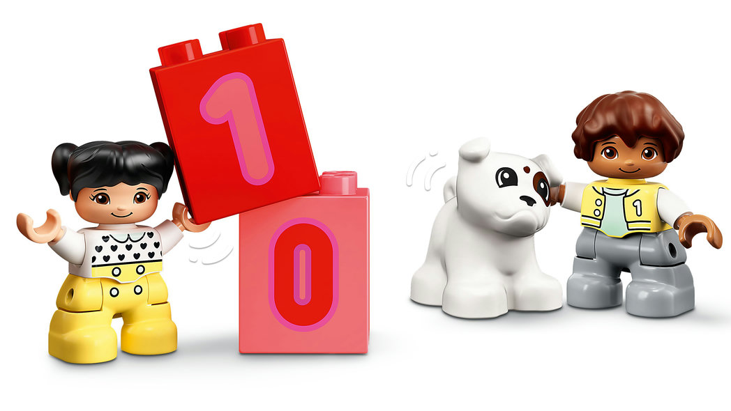 LEGO® Bau- & Konstruktionsspielzeug LEGO® DUPLO® 10954 - Zahlenzug - Zählen lernen (23 Teile)