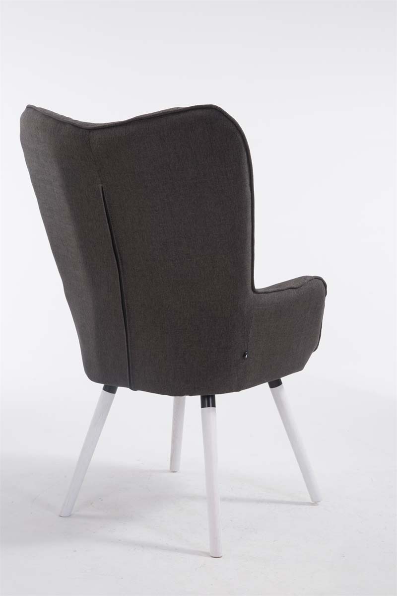 Lounger Aalborg Weiß Stoff