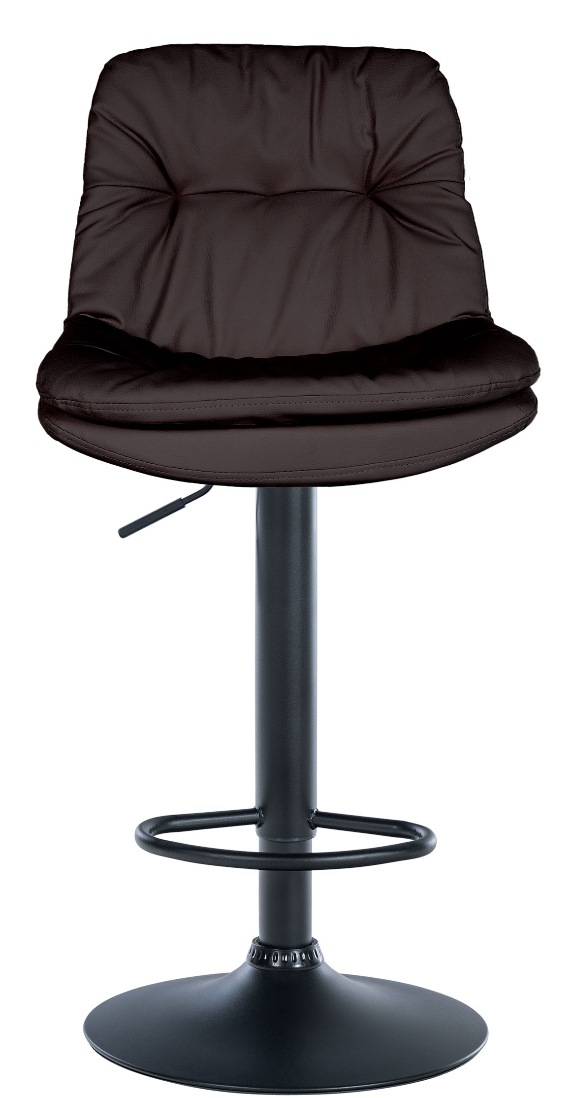 Barhocker Laurel Kunstleder schwarz