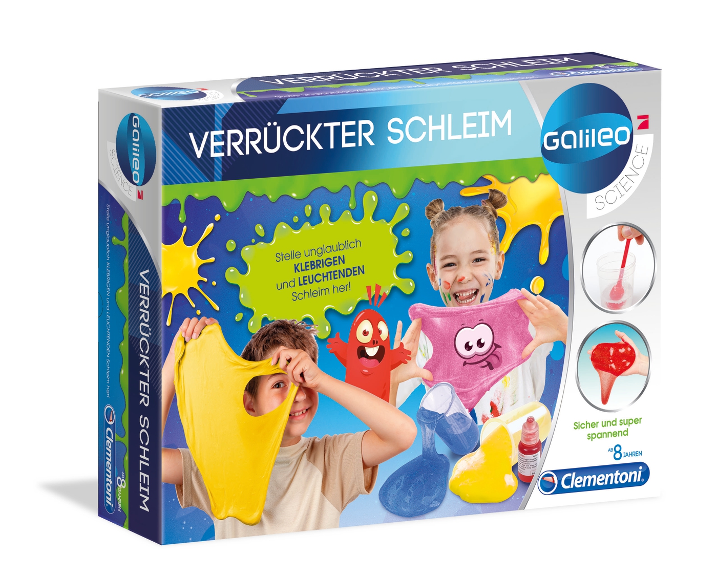 Clementoni Bastel- & Kreativspielzeug Galileo - Verrückter Schleim
