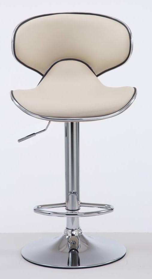 2er Set Barhocker Las Vegas V2 Kunstleder chrom