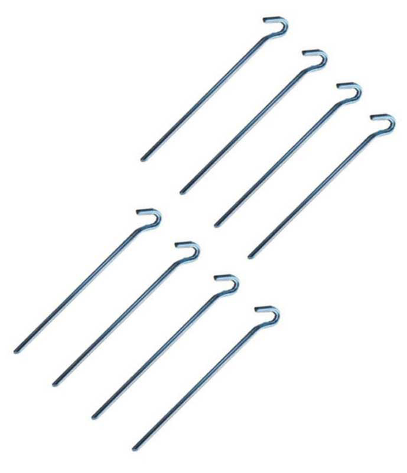 8er Set Erdhaken 30 cm, stahl verzinkt