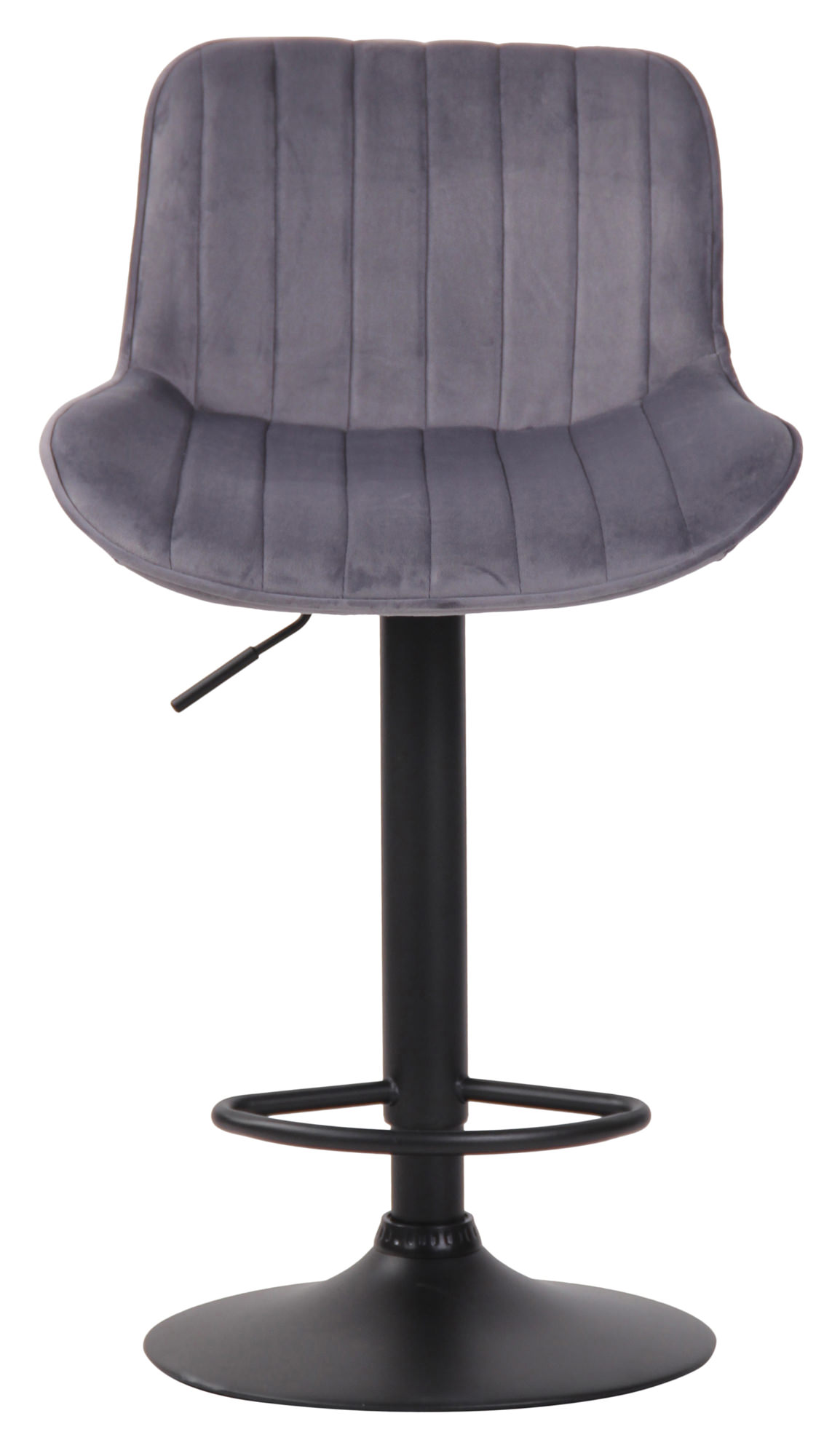 Barhocker Lentini Samt schwarz