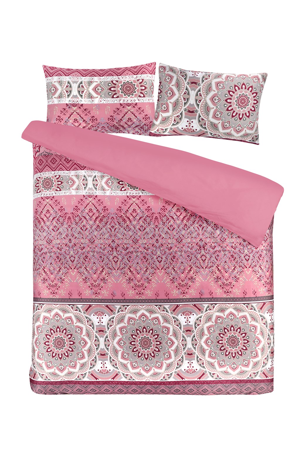 Bettwäsche Bettwäsche Alegra 125-AT Multi / Rosa 140cm x 200cm / 70cm x 90cm