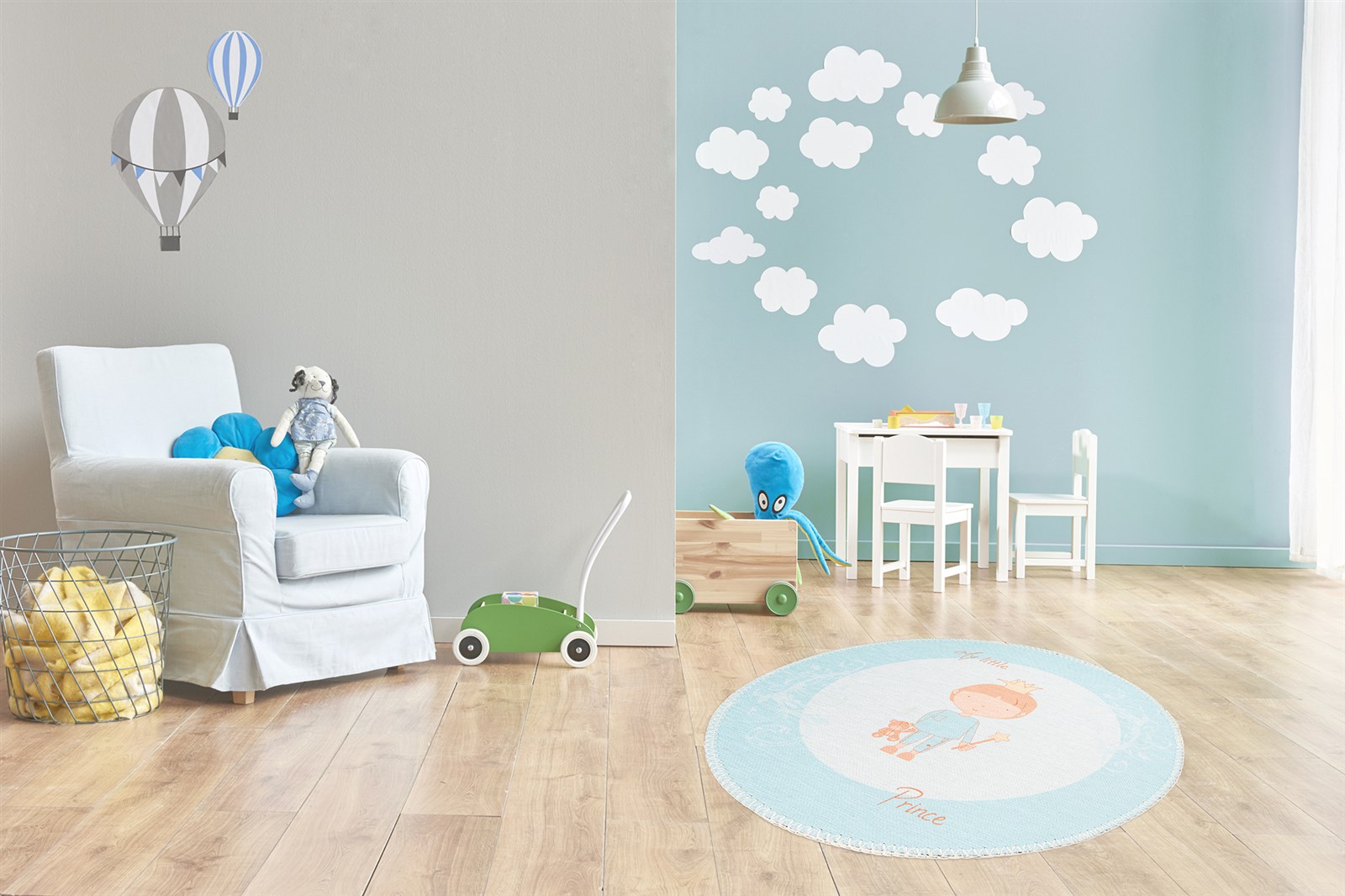 Teppich Bambini 325 Mint Ø 160cm RUND