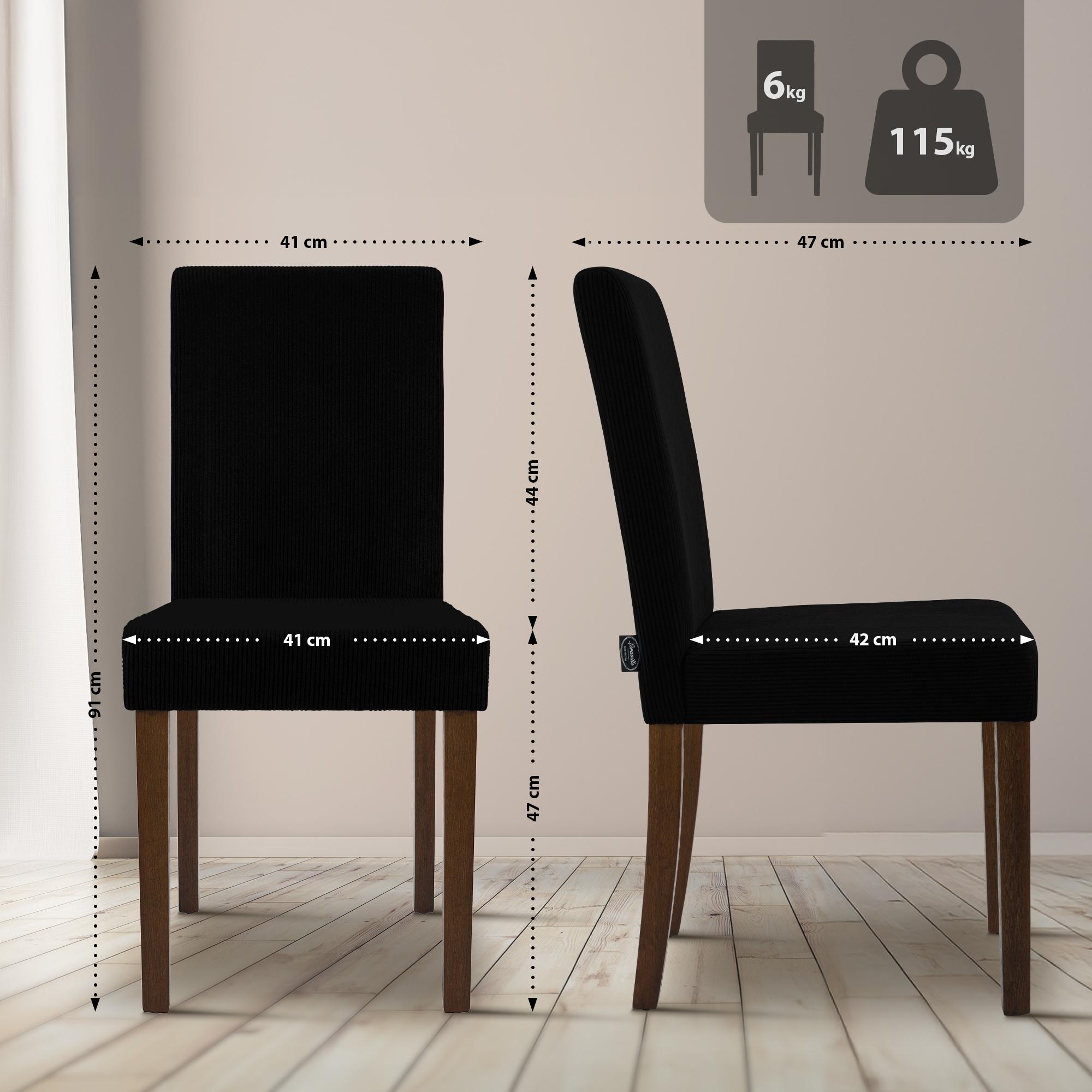 Esszimmerstuhl Ina Cord antik dunkel