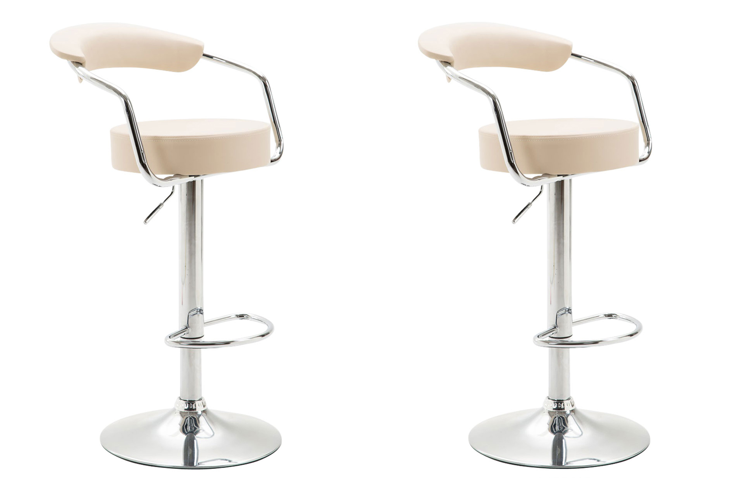 2er Set Barhocker Azzurri Kunstleder