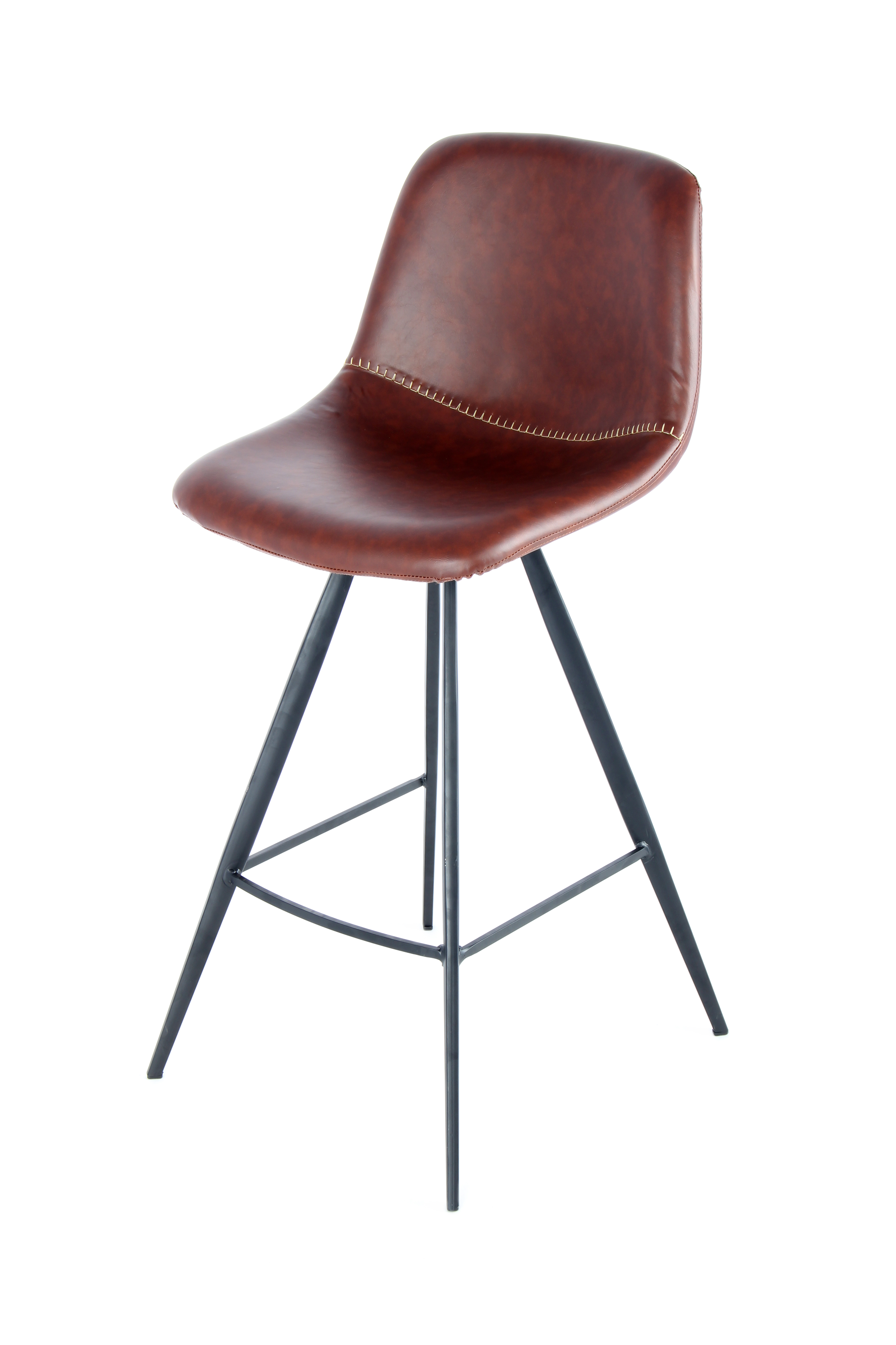 Barhocker Duo Dunkelbraun / Schwarz