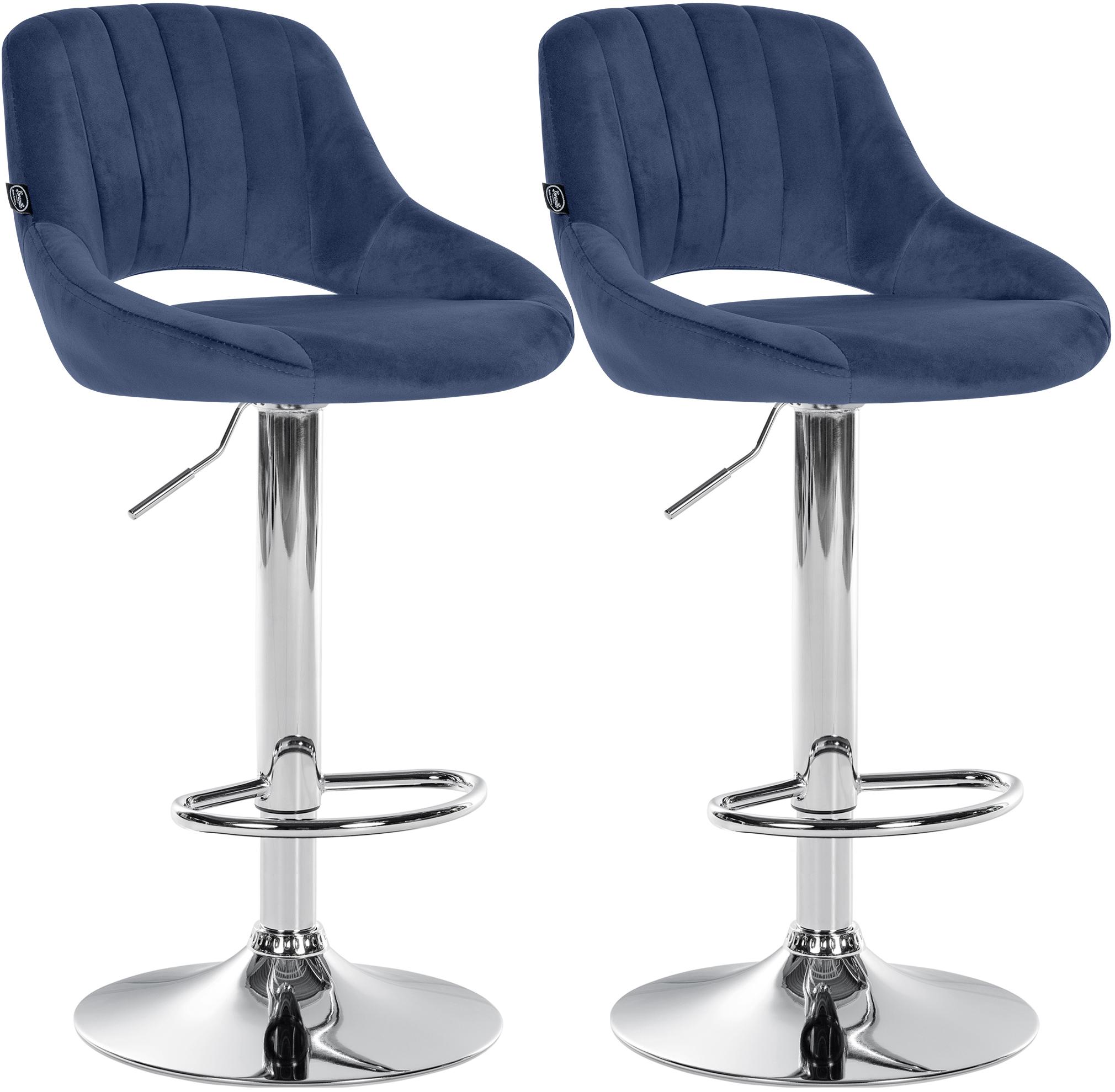 2er Set Barhocker Milet Samt C
