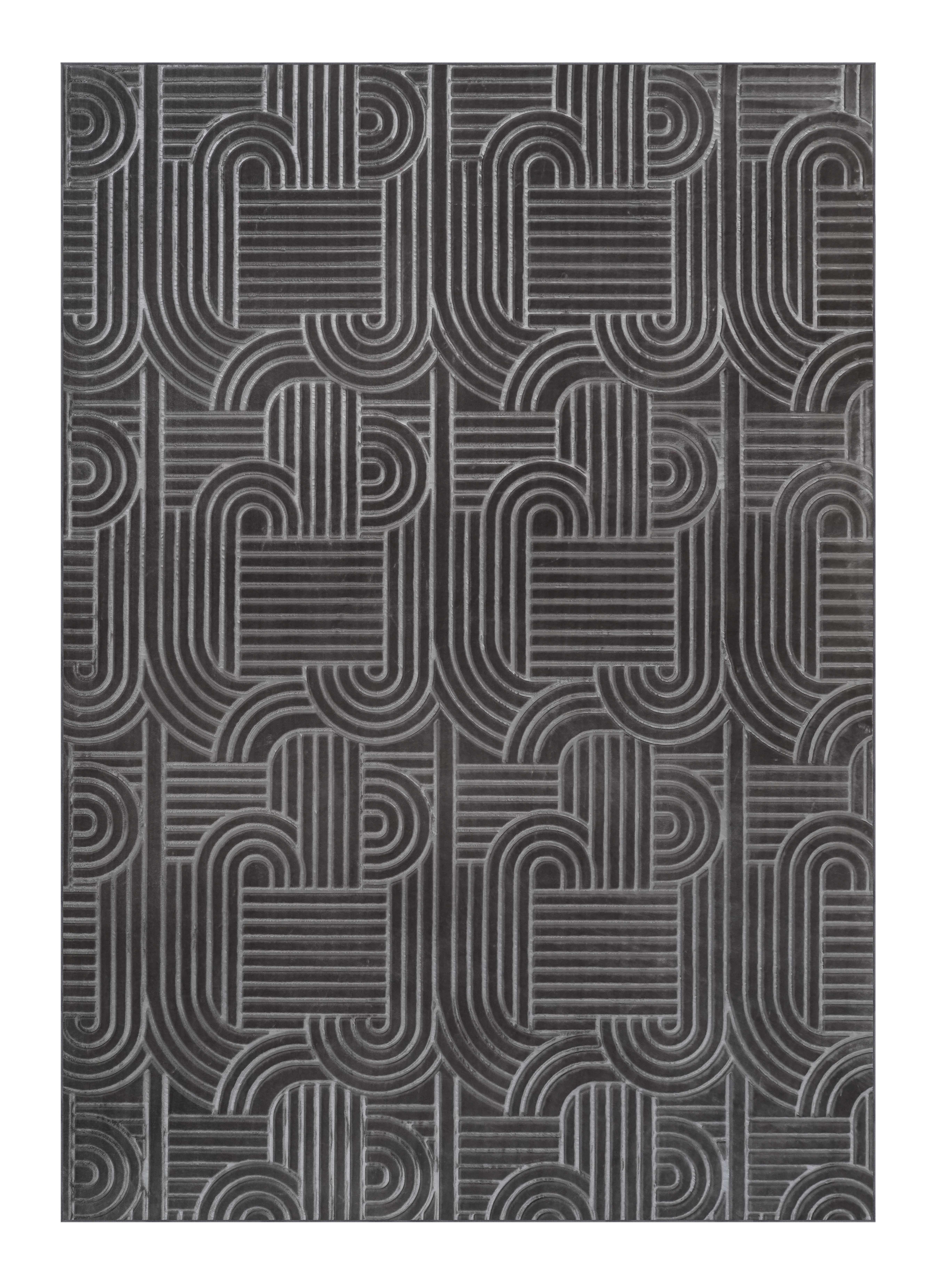Teppich Calma 125 Anthrazit 120 x 160 cm