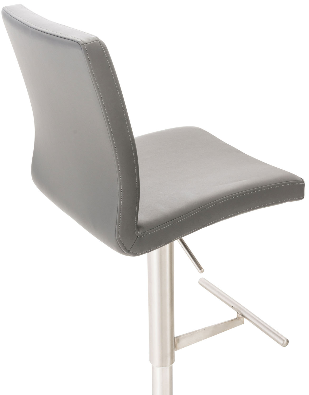 Barhocker Cadiz Kunstleder edelstahl