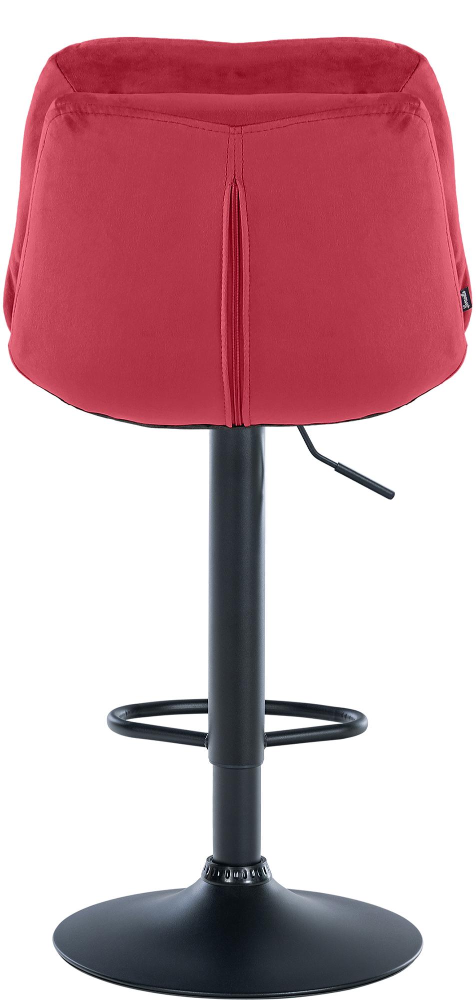 Barhocker Laurel Samt schwarz