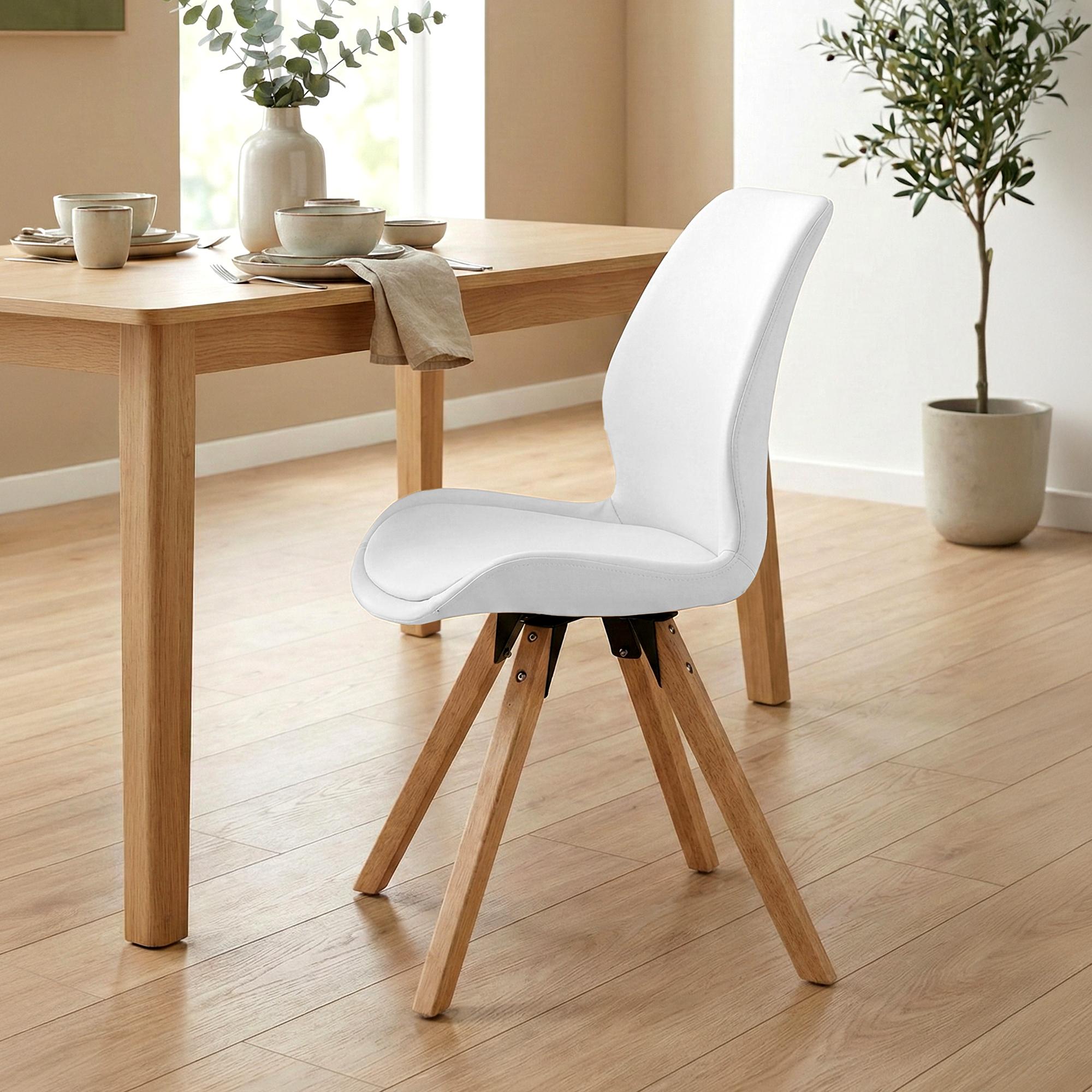4er Set Stuhl Luna Kunstleder