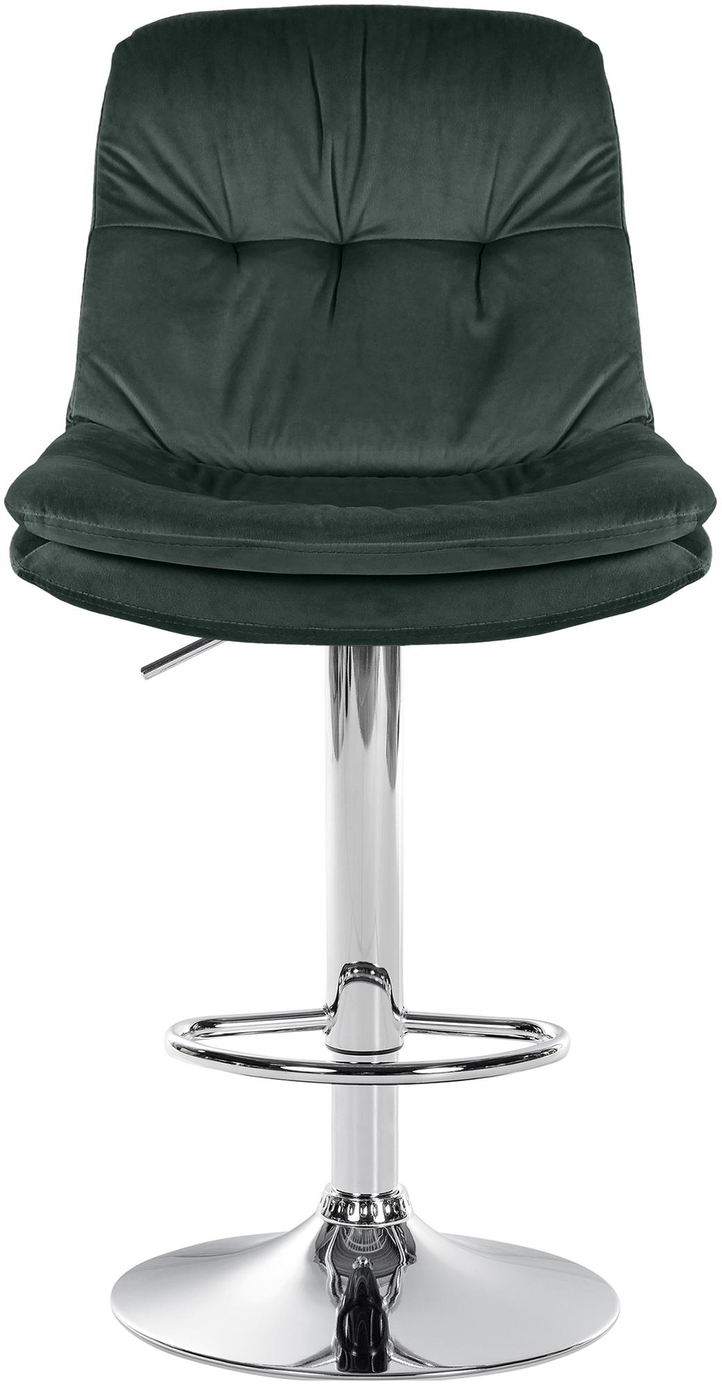 Barhocker Laurel Samt chrom