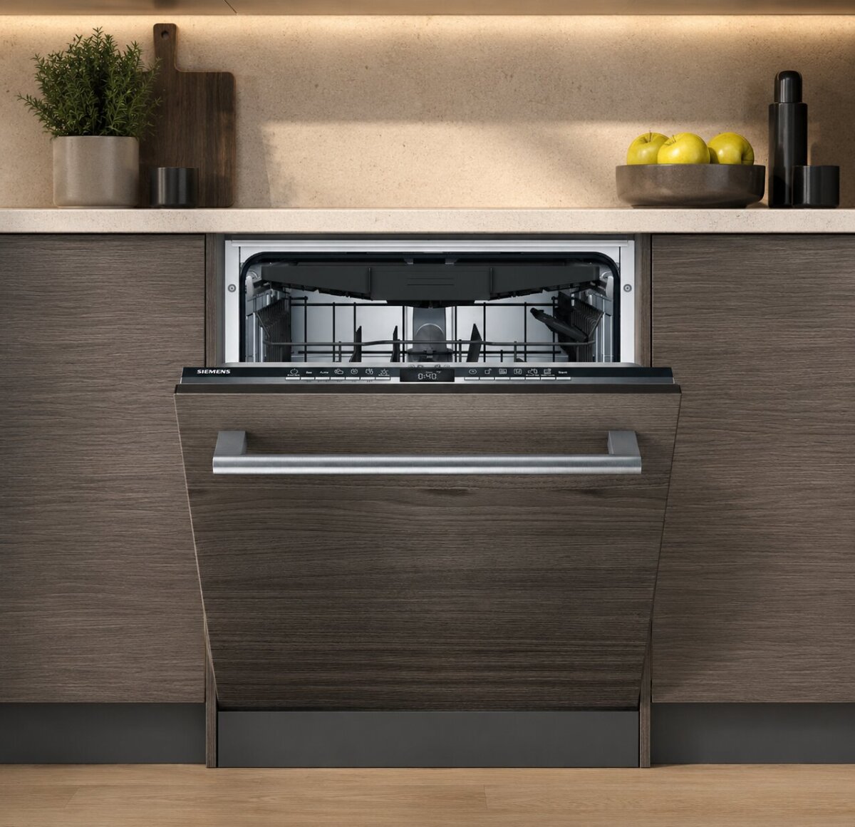 BSH Hausgeräte GmbH Rund ums Haus Siemens SN63EX14VE iQ300 Geschirrspüler vollintegriert 60 cm, Besteckschublade, Home Connect, autoOpen dry, Energieklasse C