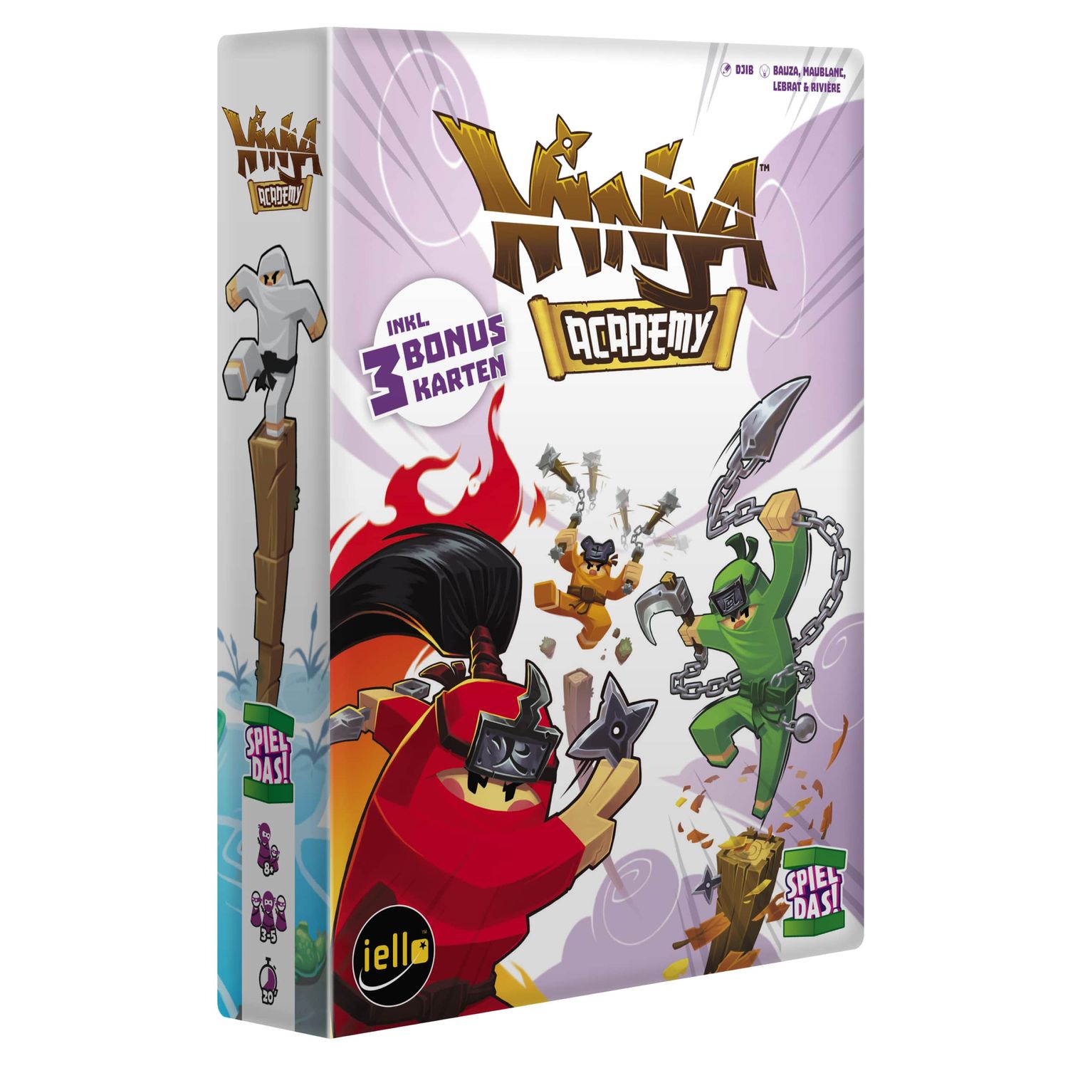 SPIEL DAS! Verlag Brettspiele & Gesellschaftsspiele Ninja Academy - Brettspiel