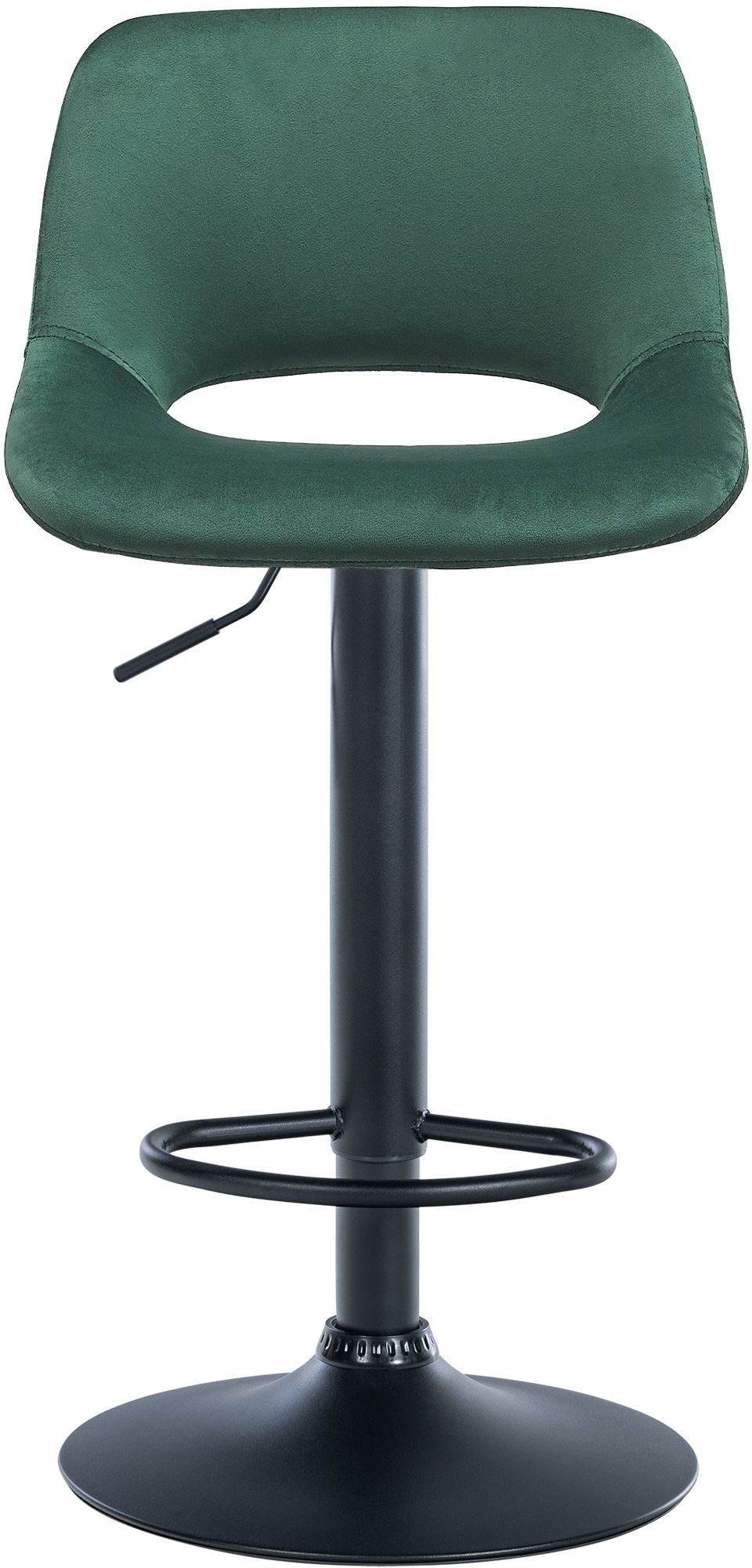 Barhocker Camden Samt schwarz