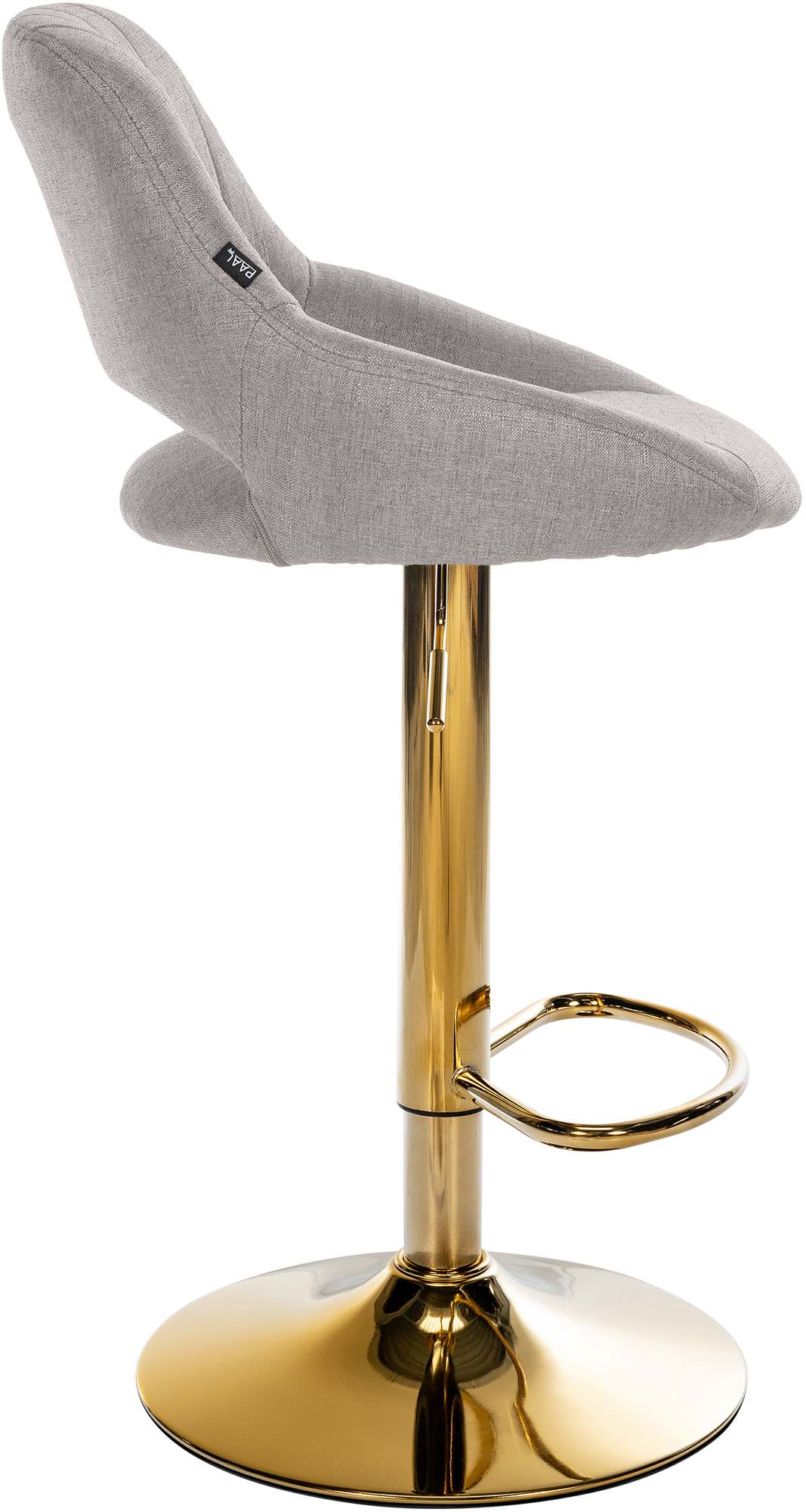 Barhocker Milet Stoff gold