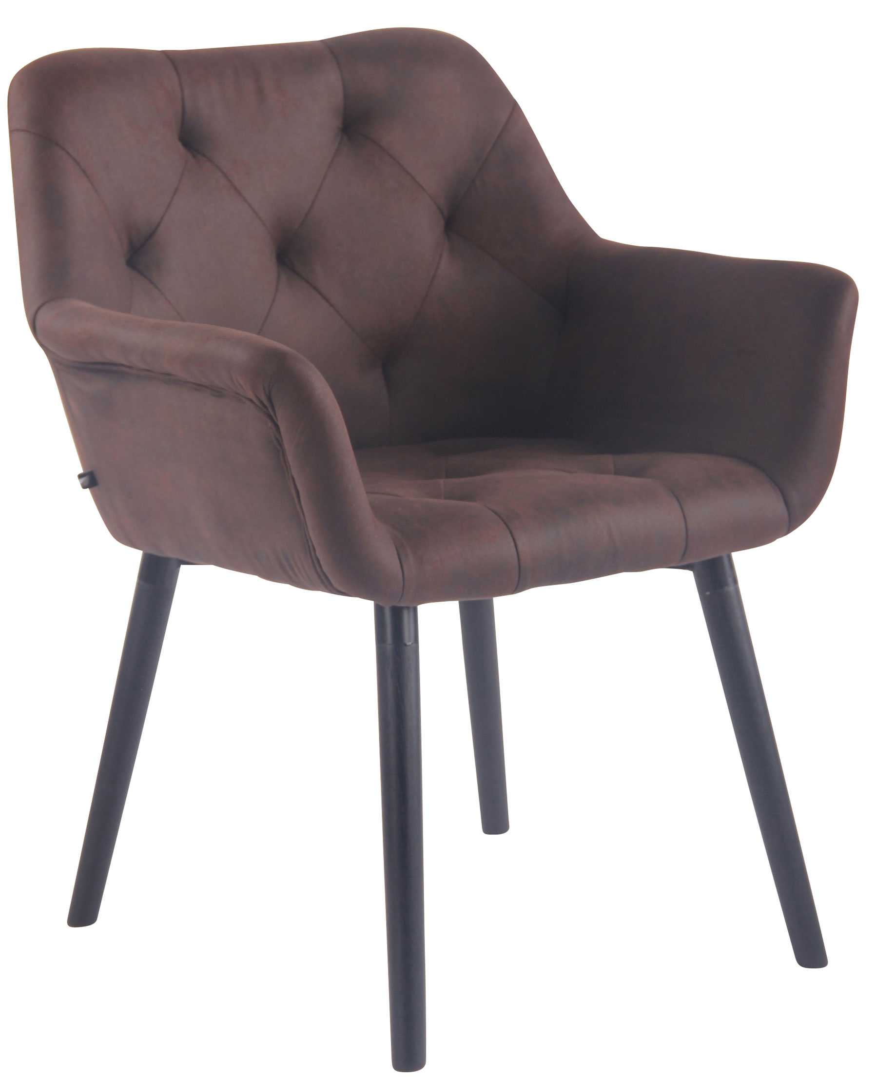 Esszimmerstuhl Cassidy Vintage Kunstleder schwarz