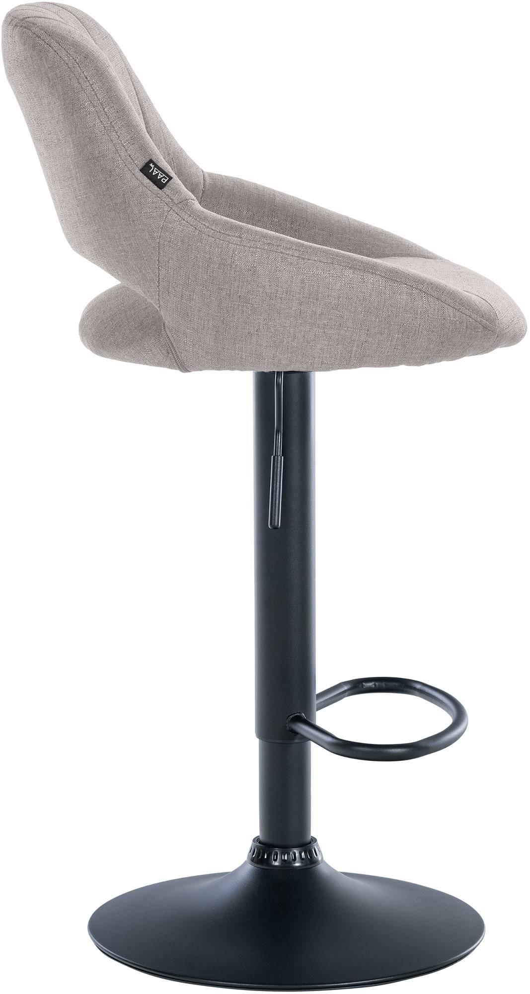 Barhocker Milet Stoff schwarz