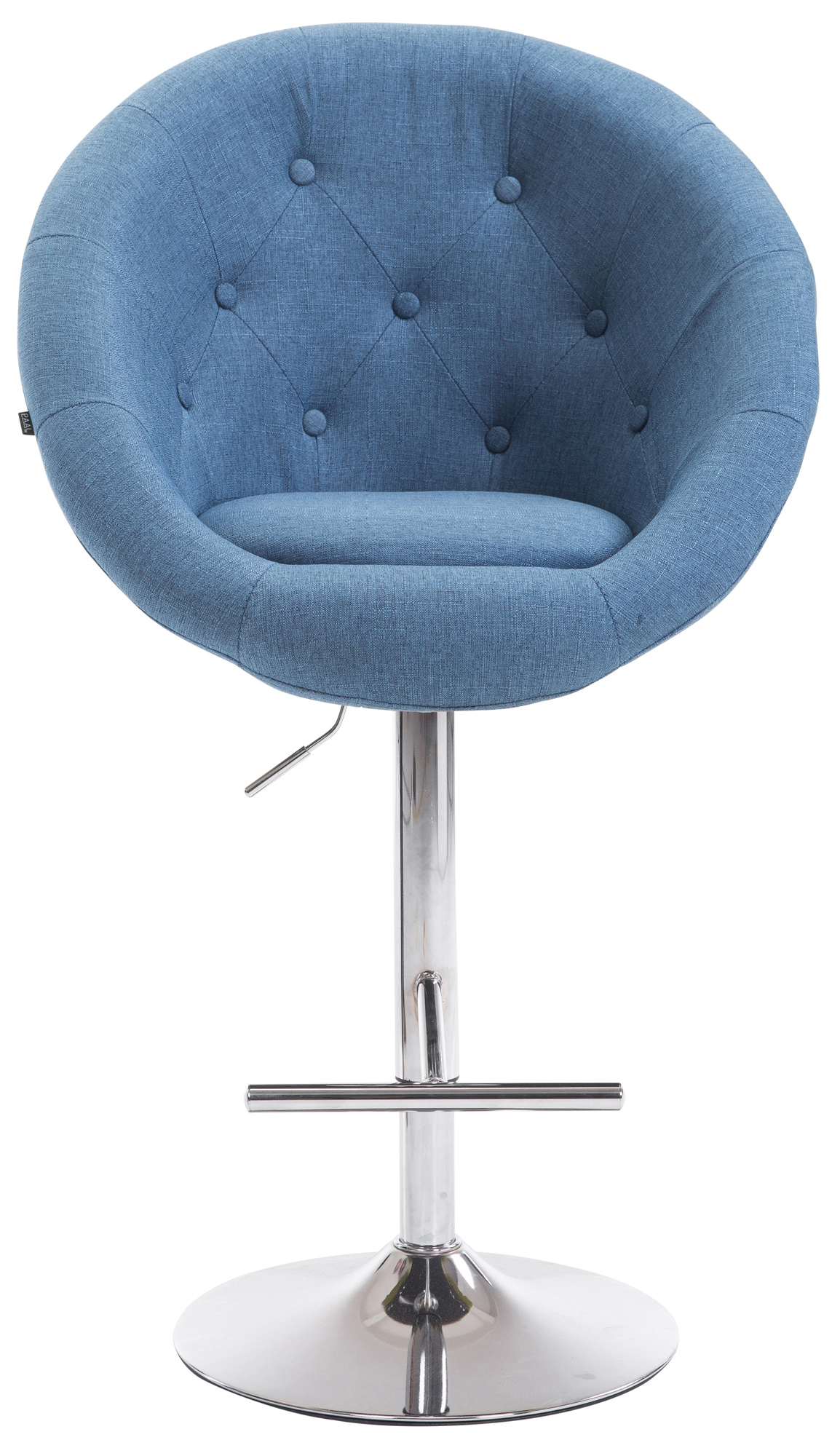 Barhocker London V2 Stoff chrom