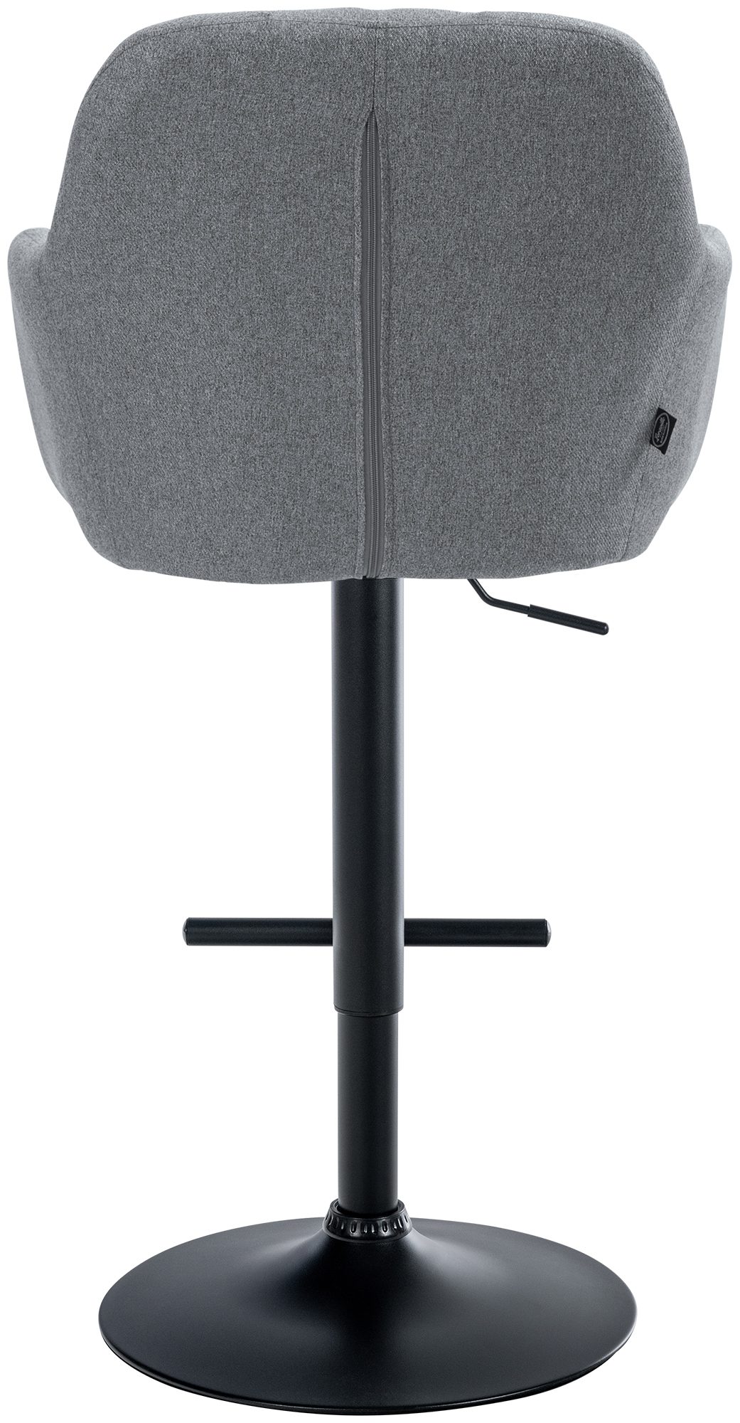 Barhocker Natoma Stoff schwarz