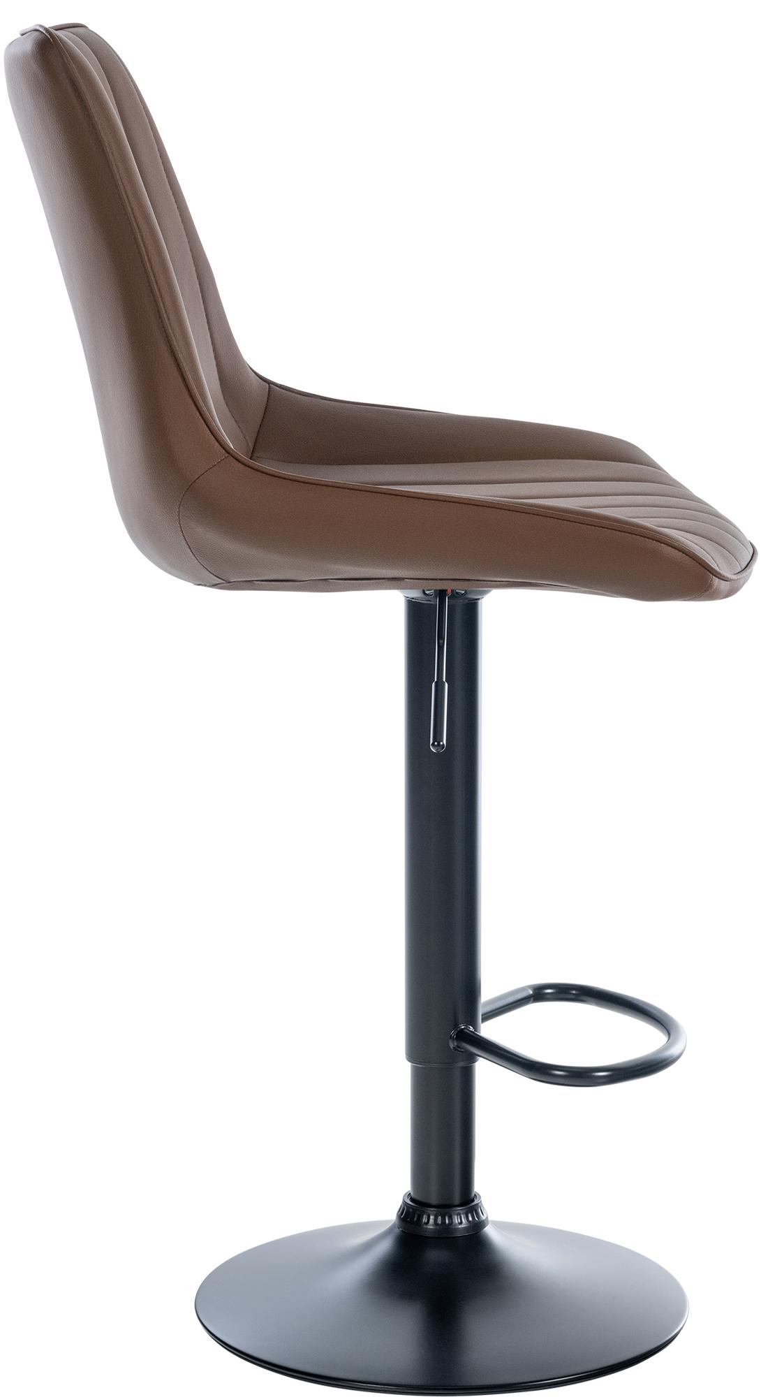 Barhocker Toni Kunstleder schwarz