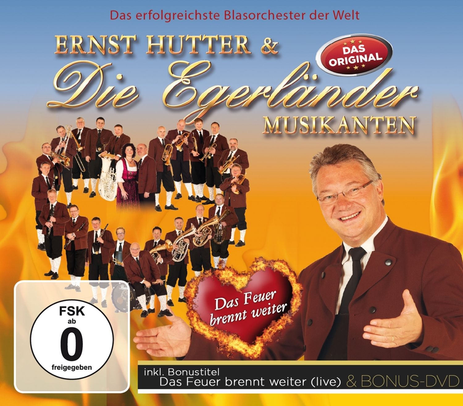 MCP Volksmusik Ernst Hutter & die Egerländer Musikanten - Das Feuer brennt weiter - Deluxe Edition CD+DVD