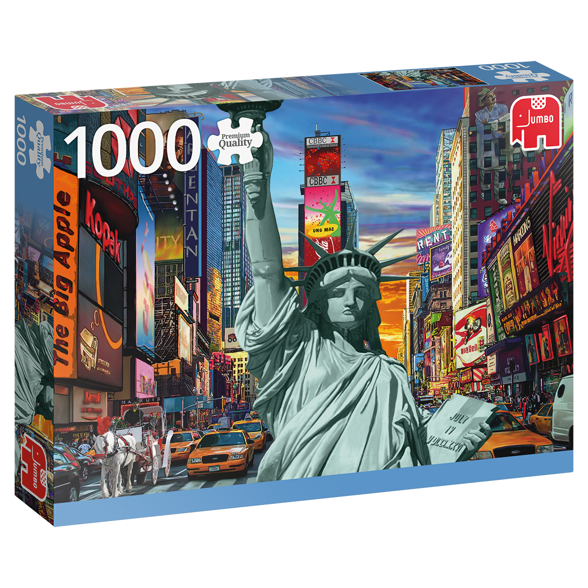 JUMBO Puzzles Jumbo Spiele 18861 - New York Collage - 1000 Teile Puzzle