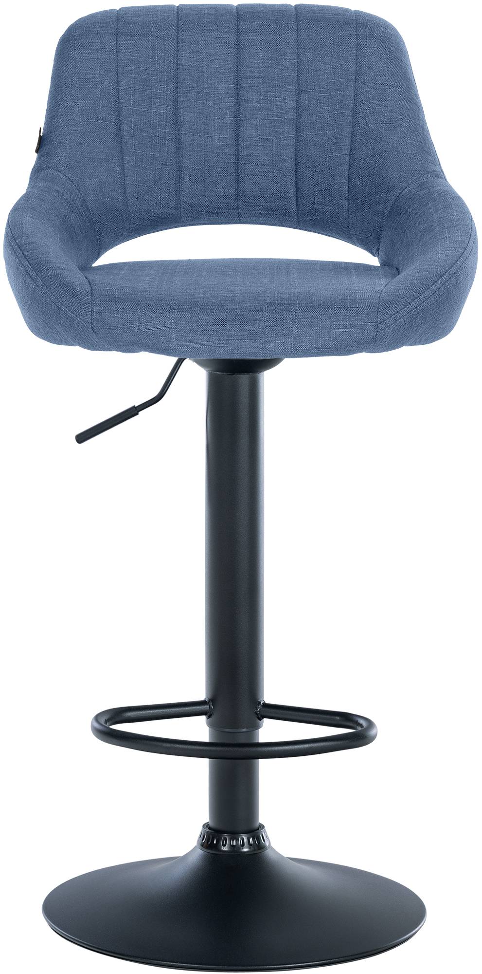 Barhocker Milet Stoff schwarz
