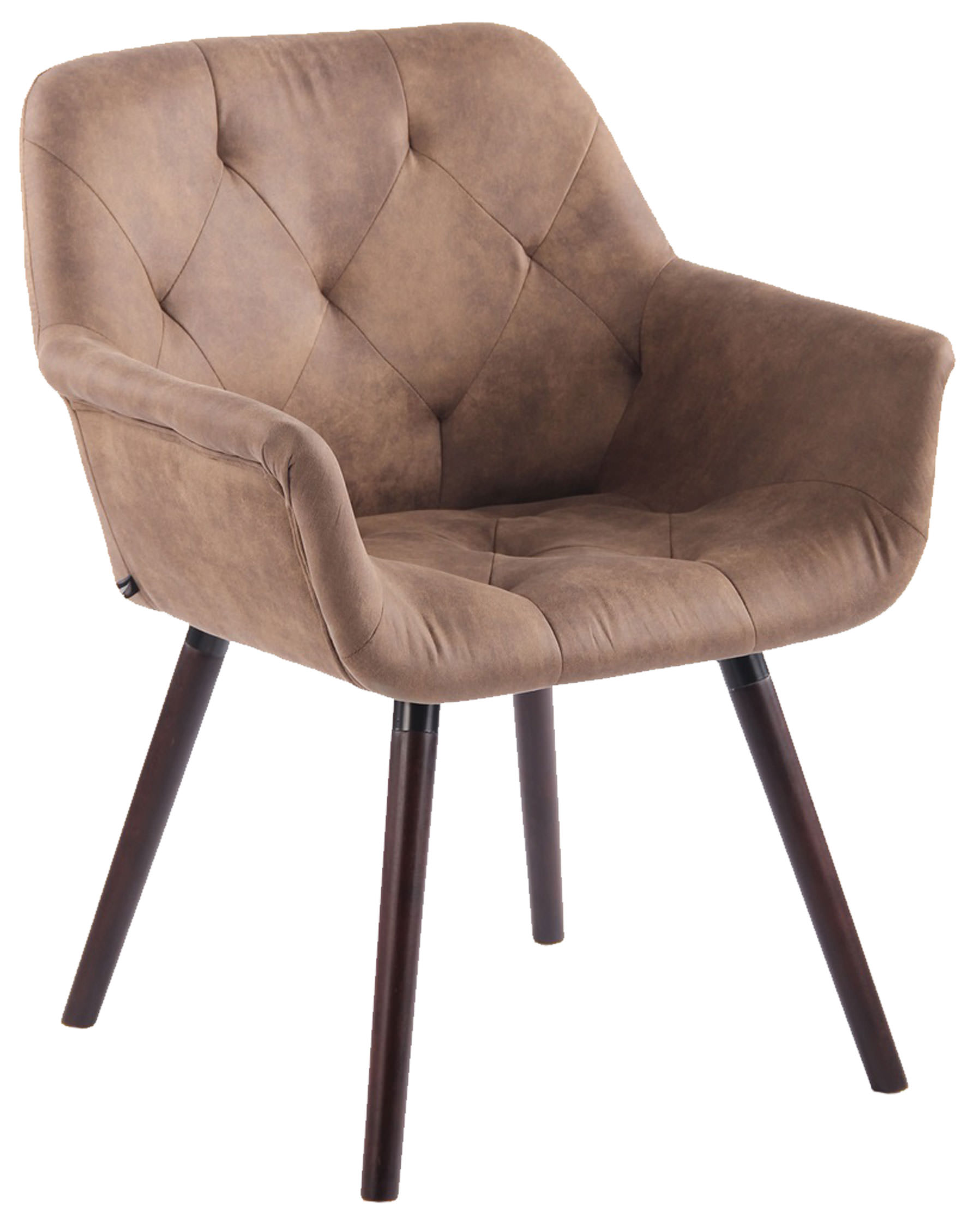 Esszimmerstuhl Cassidy Vintage Kunstleder coffee