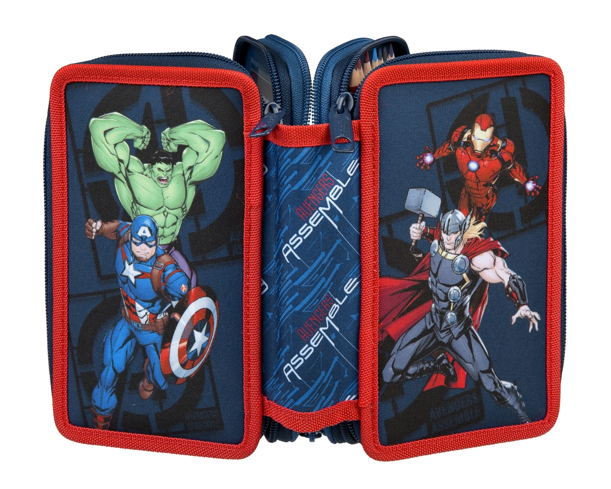 Undercover Büro- und Schulbedarf Avengers - Tripledecker, gefülltes Schüleretui