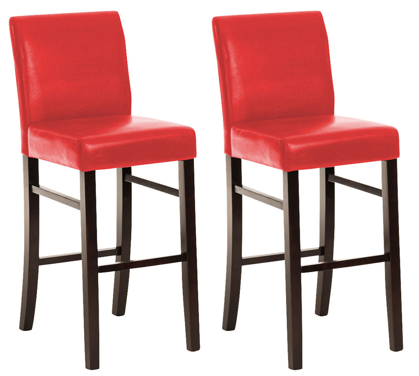 2er Set Barhocker Alvin Kunstleder cappuccino