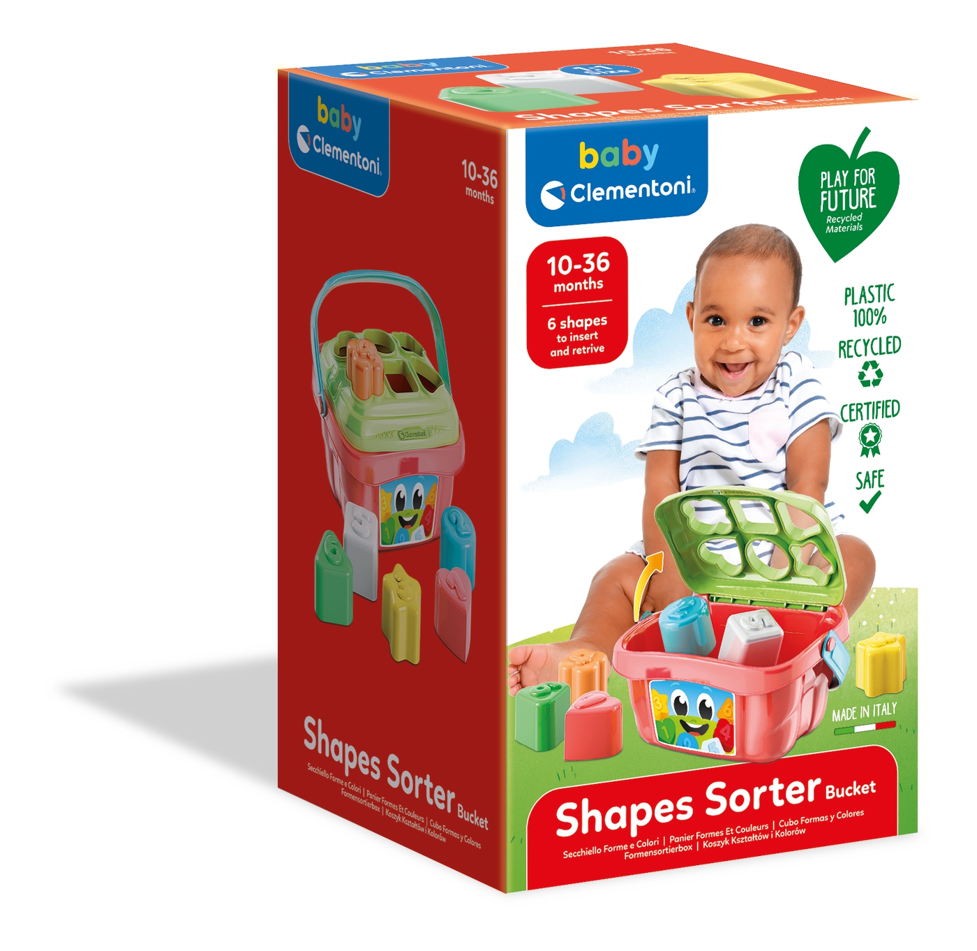 Clementoni Lernspiele Baby - Formensortierbox