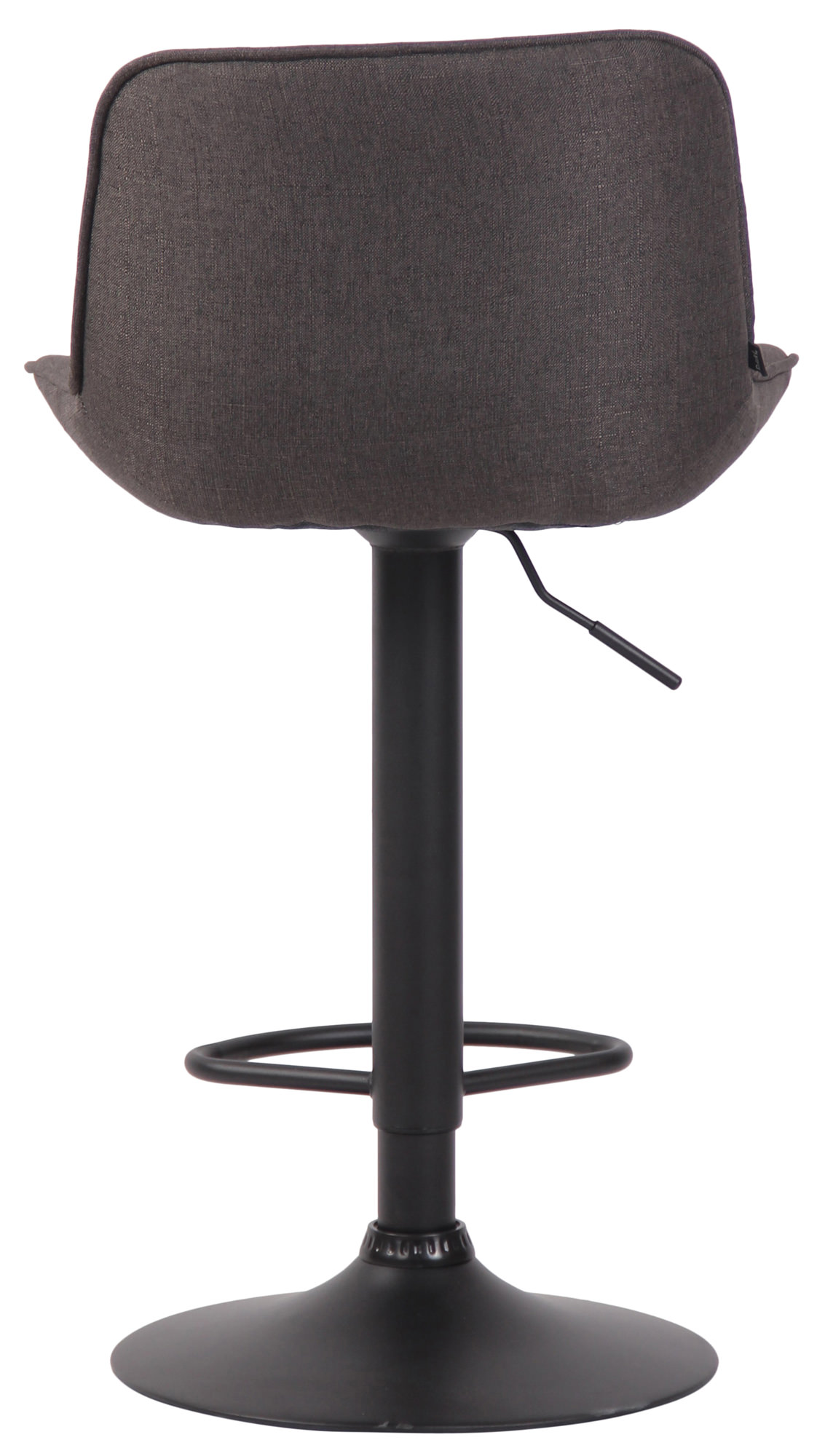 Barhocker Lentini Stoff schwarz