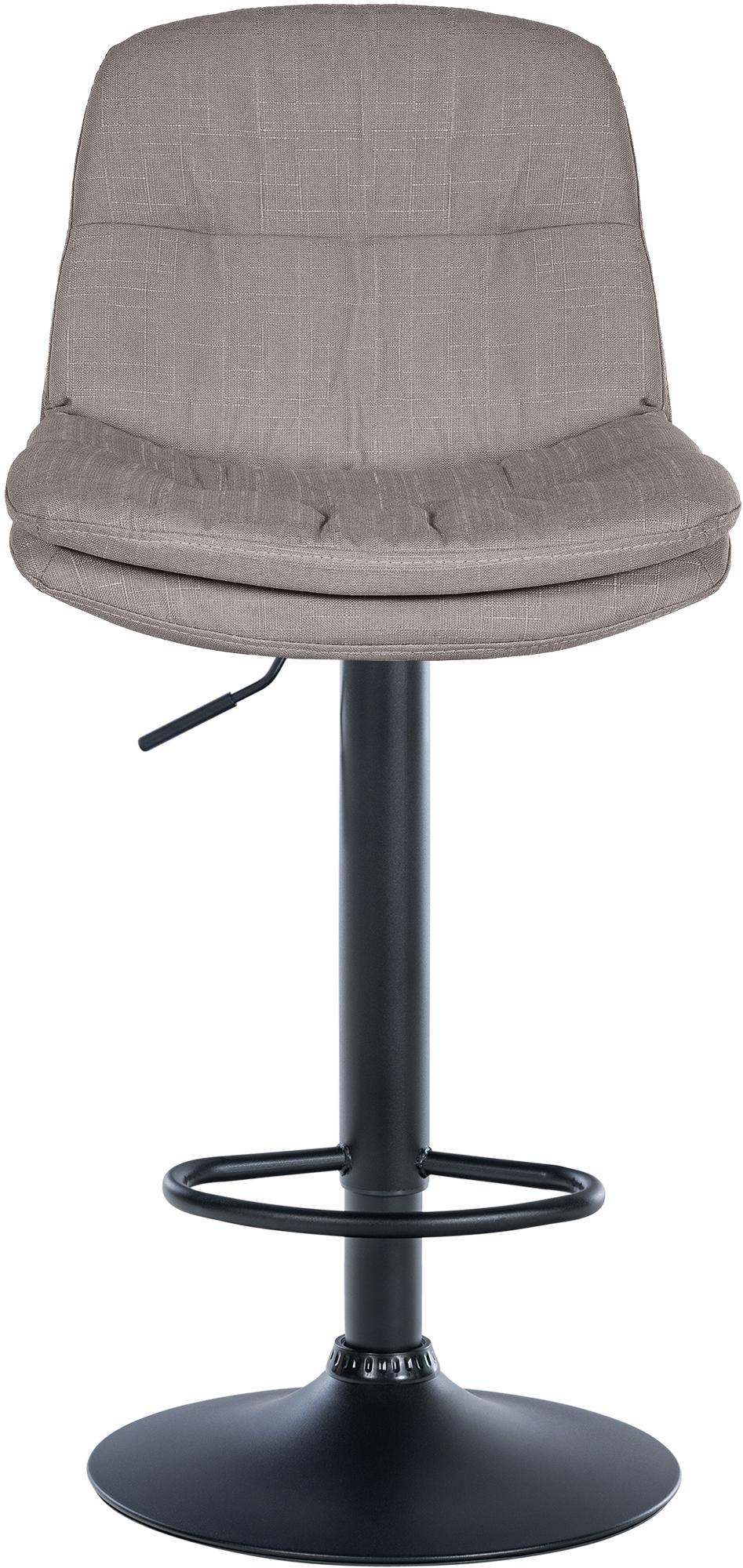 Barhocker Laurel Stoff schwarz