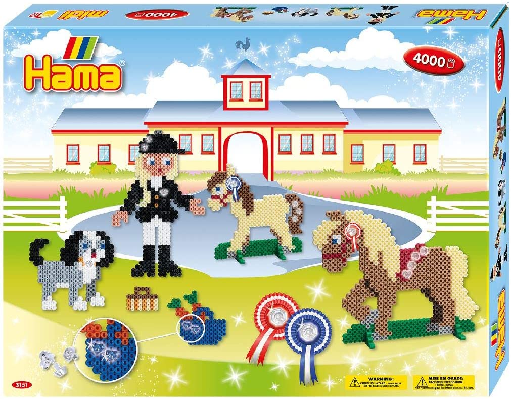 Hama Bastel- & Kreativspielzeug HAMA 3151 - Riding School Gift Box: Geschenkpackung Reiterhof