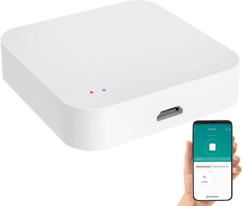 Luminea RC-350.duo ZigBee WLAN Gateway Smart Home Zentrale App WiFi Mesh