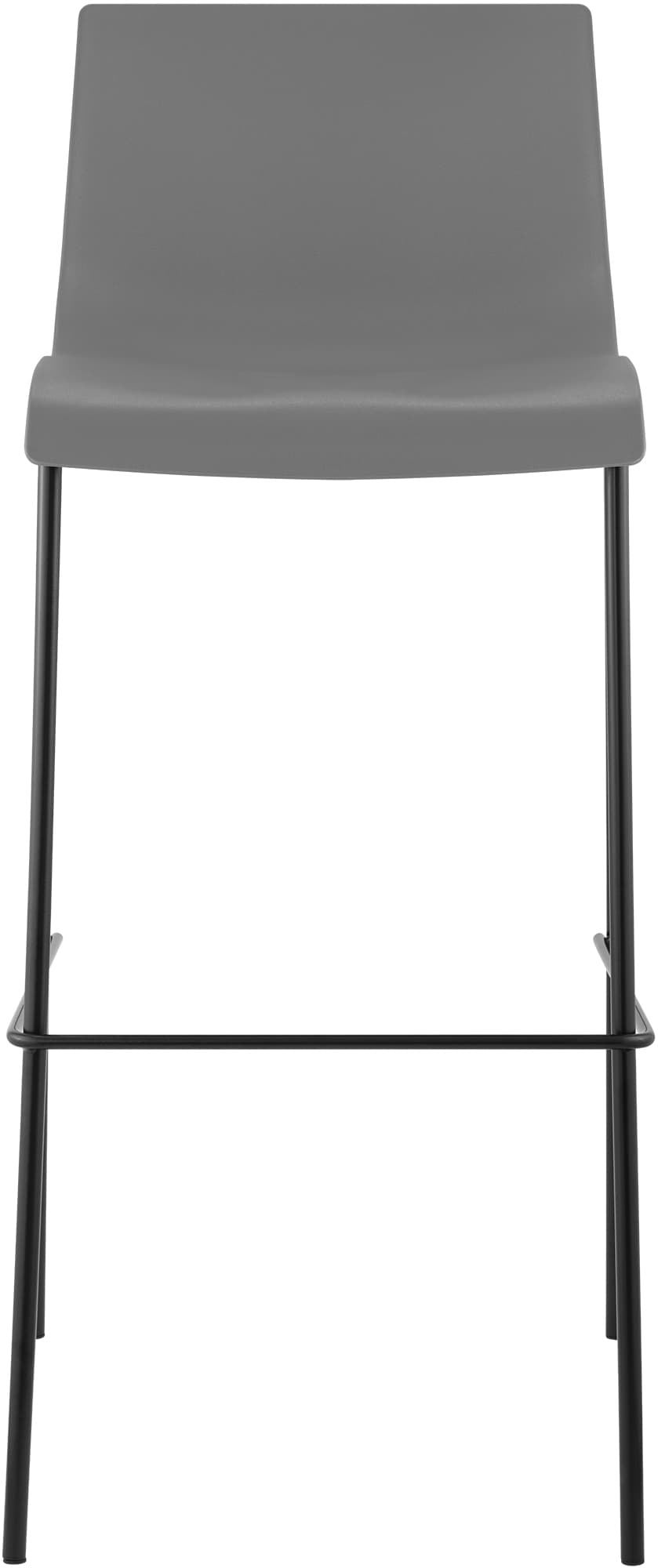 Barhocker Hoover 4-Fuß Gestell schwarz