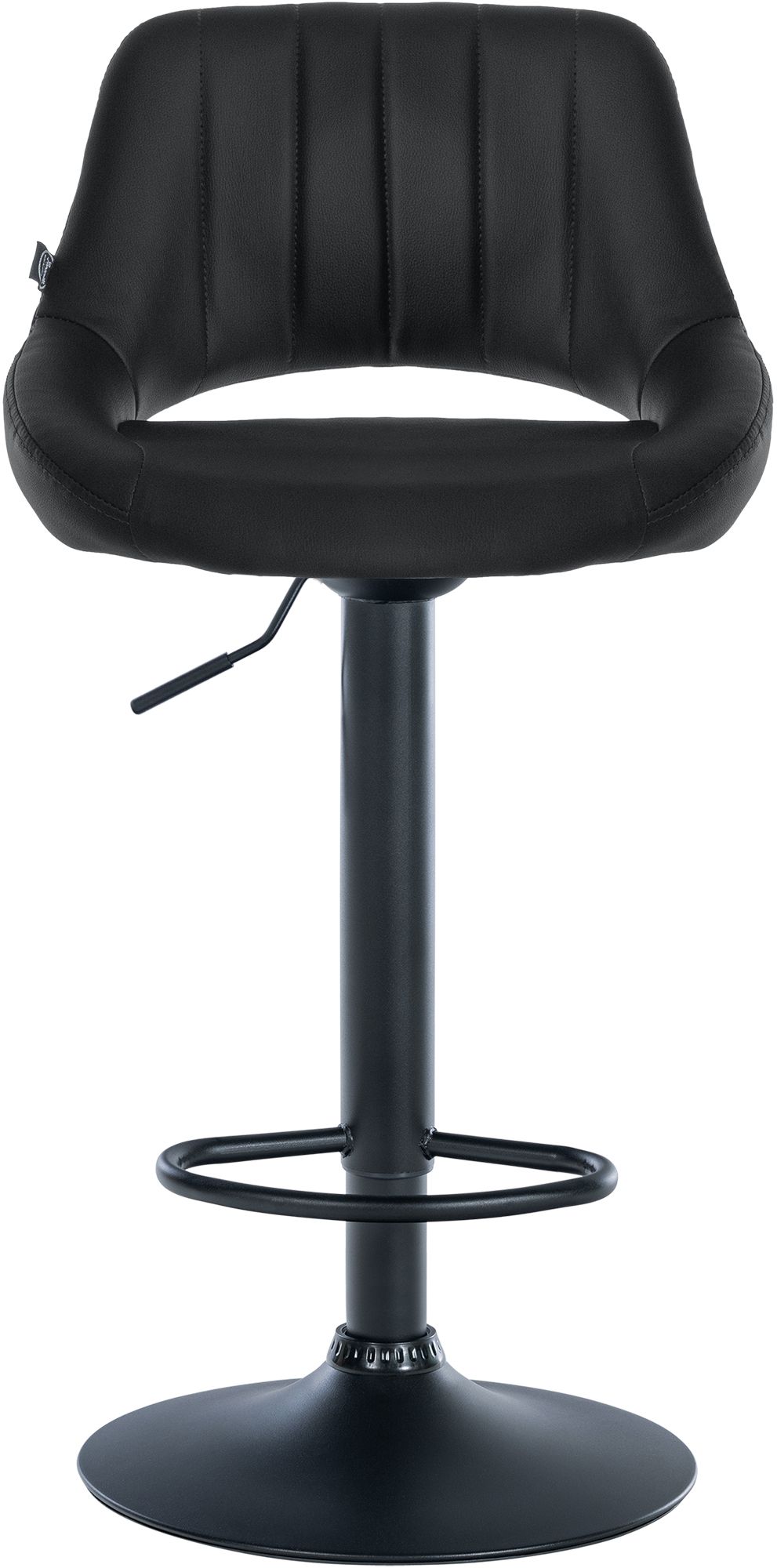 Barhocker Milet Kunstleder schwarz