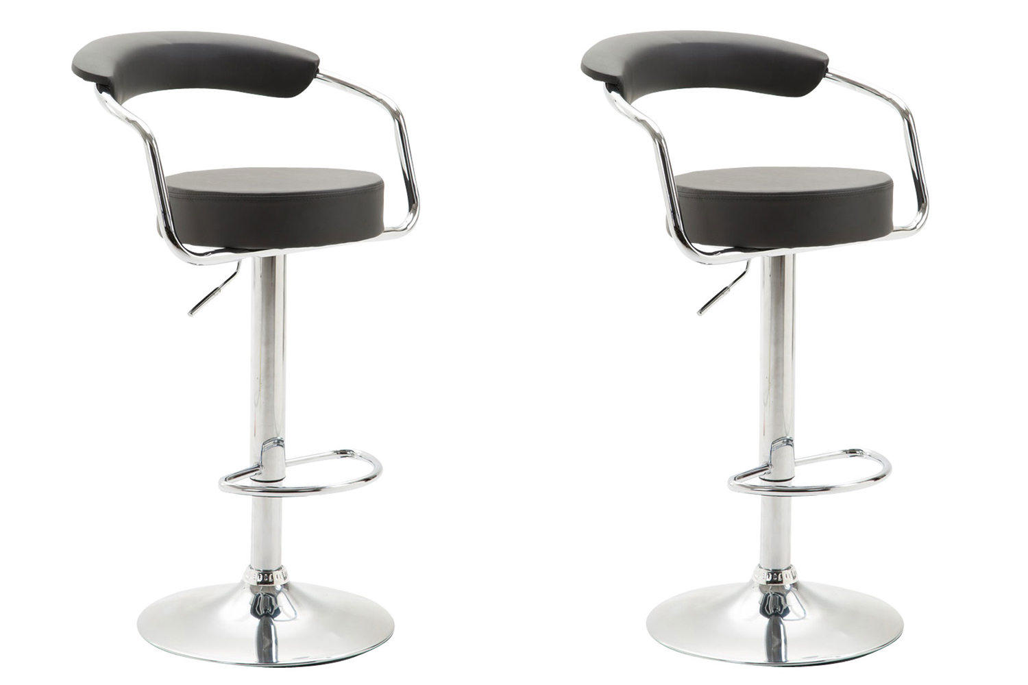 2er Set Barhocker Azzurri Kunstleder