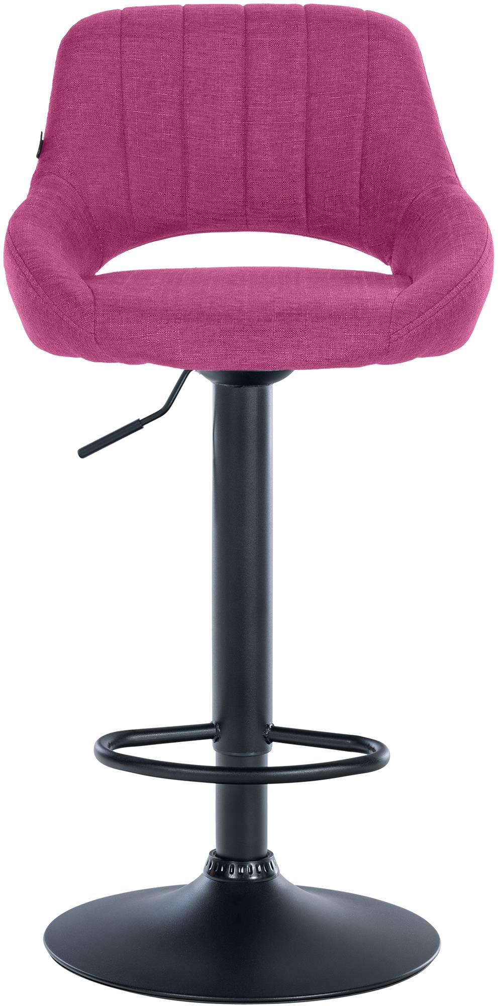Barhocker Milet Stoff schwarz