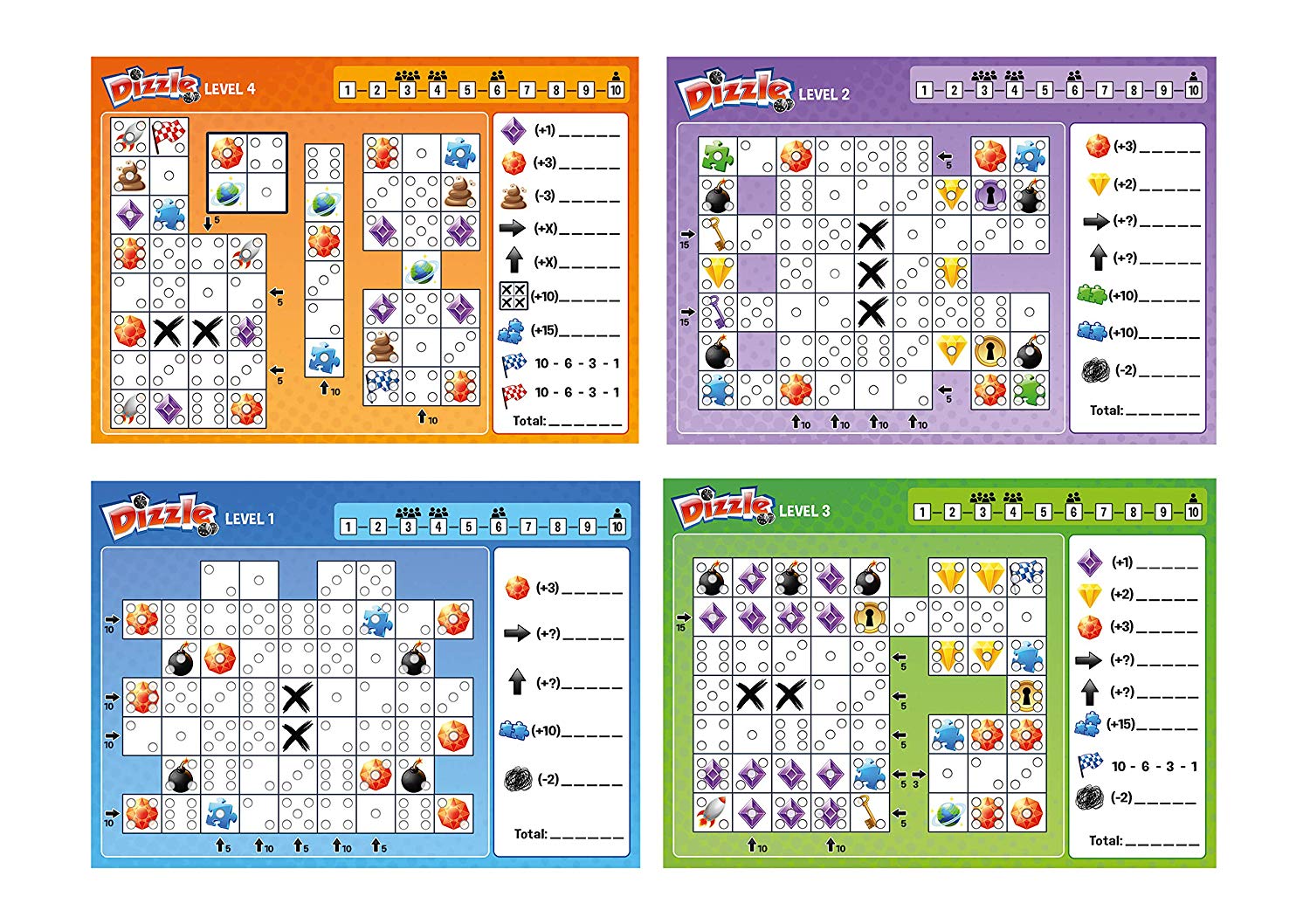 Schmidt Spiele GmbH Würfelspiele Dizzle - Spiel