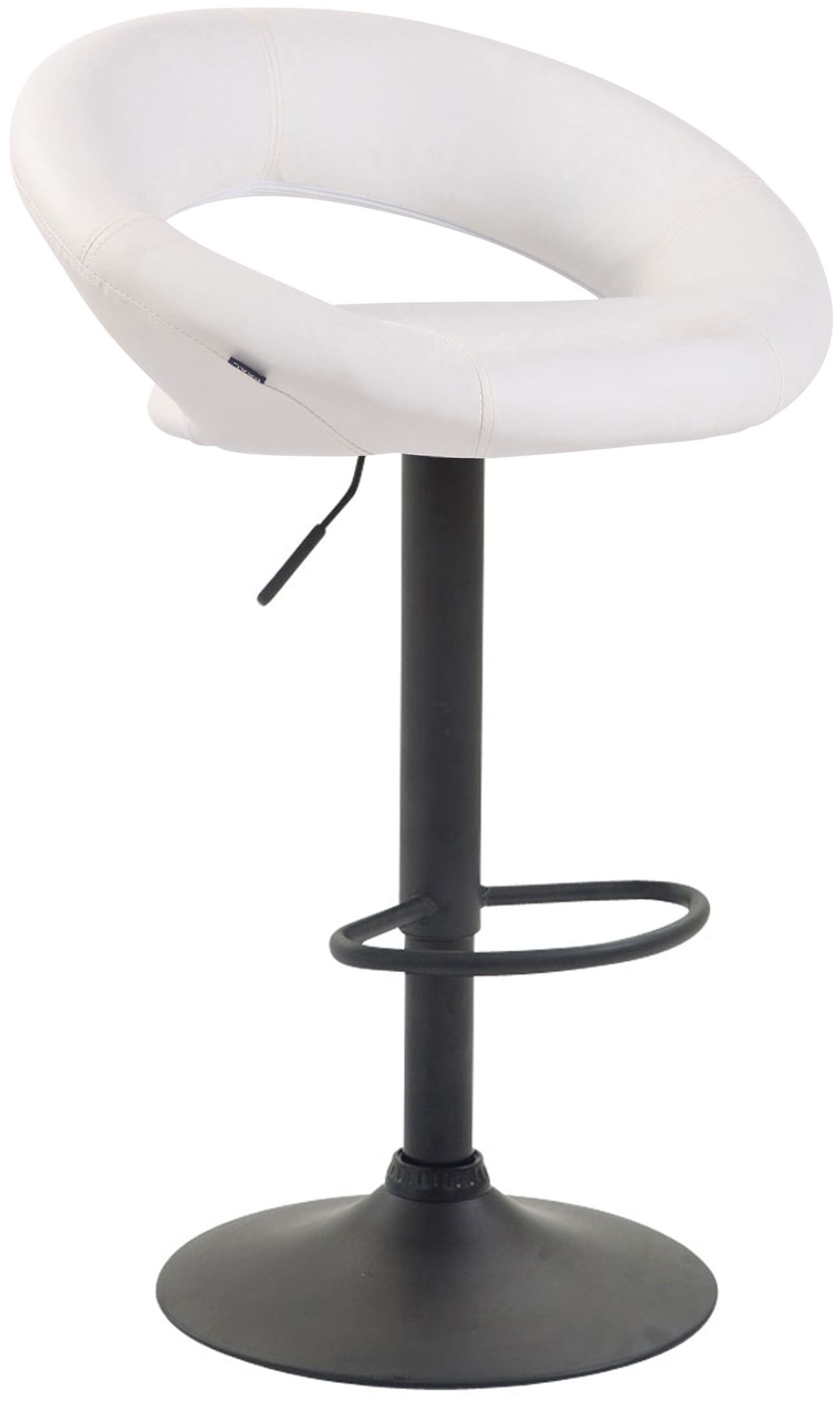 2er Set Barhocker Olinda Kunstleder schwarz