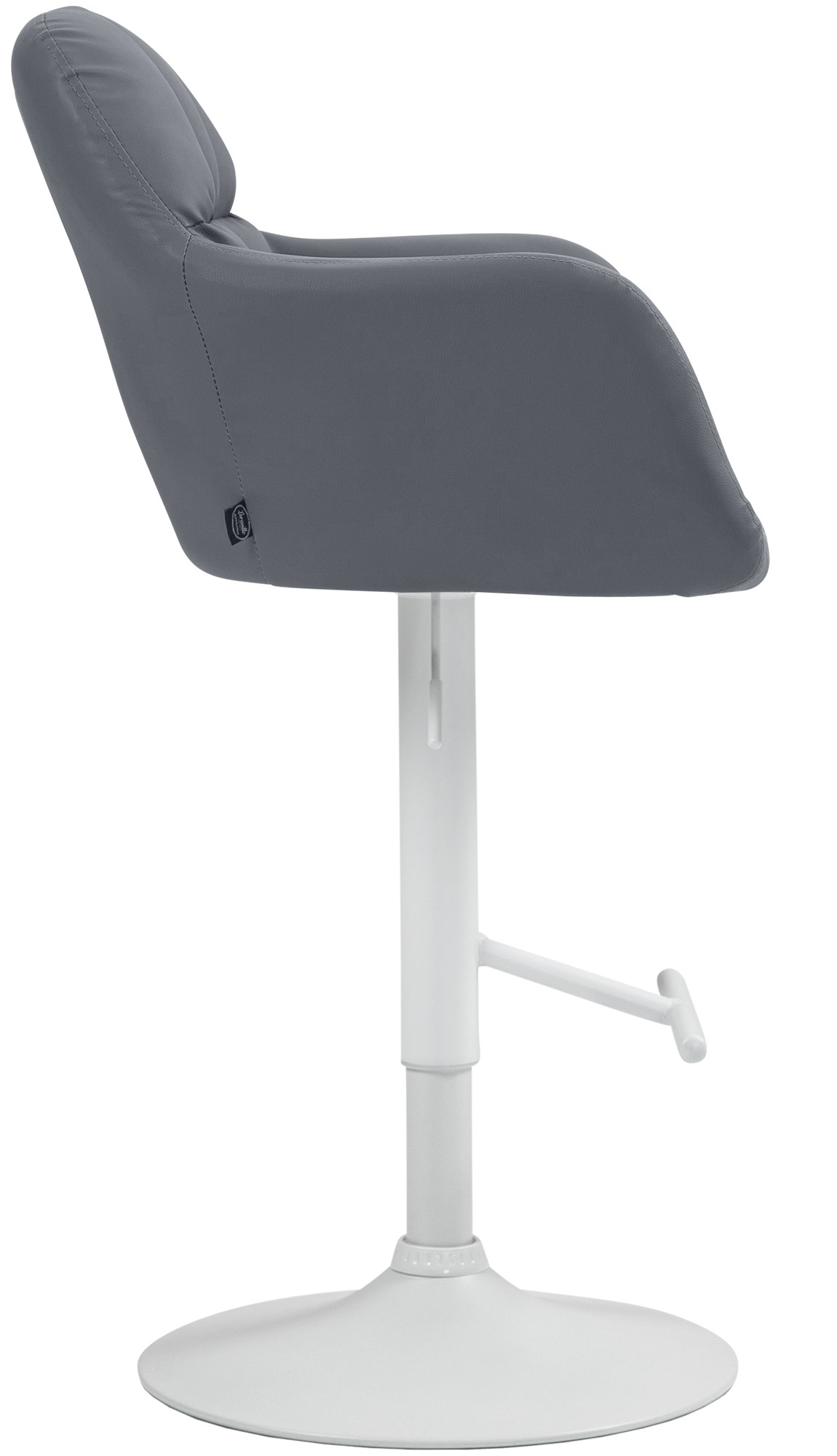 Barhocker Natoma Kunstleder weiß