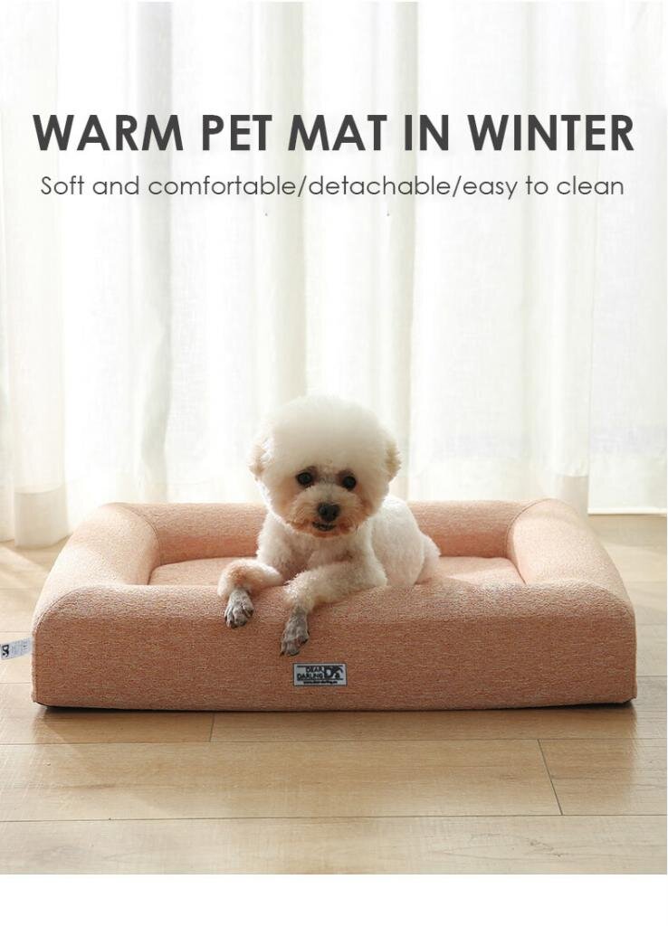 DEAR DARLING DD-01GRM Orthopädisches Luxus Katzen - u. Hundebett Anthrazit Gr. M 50x60cm mit Memory Schaum